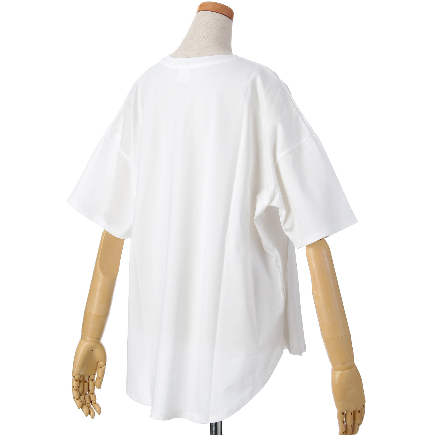 【Insta Live】vingtroisドライタッチコットンカーブロゴTシャツ - 画像27