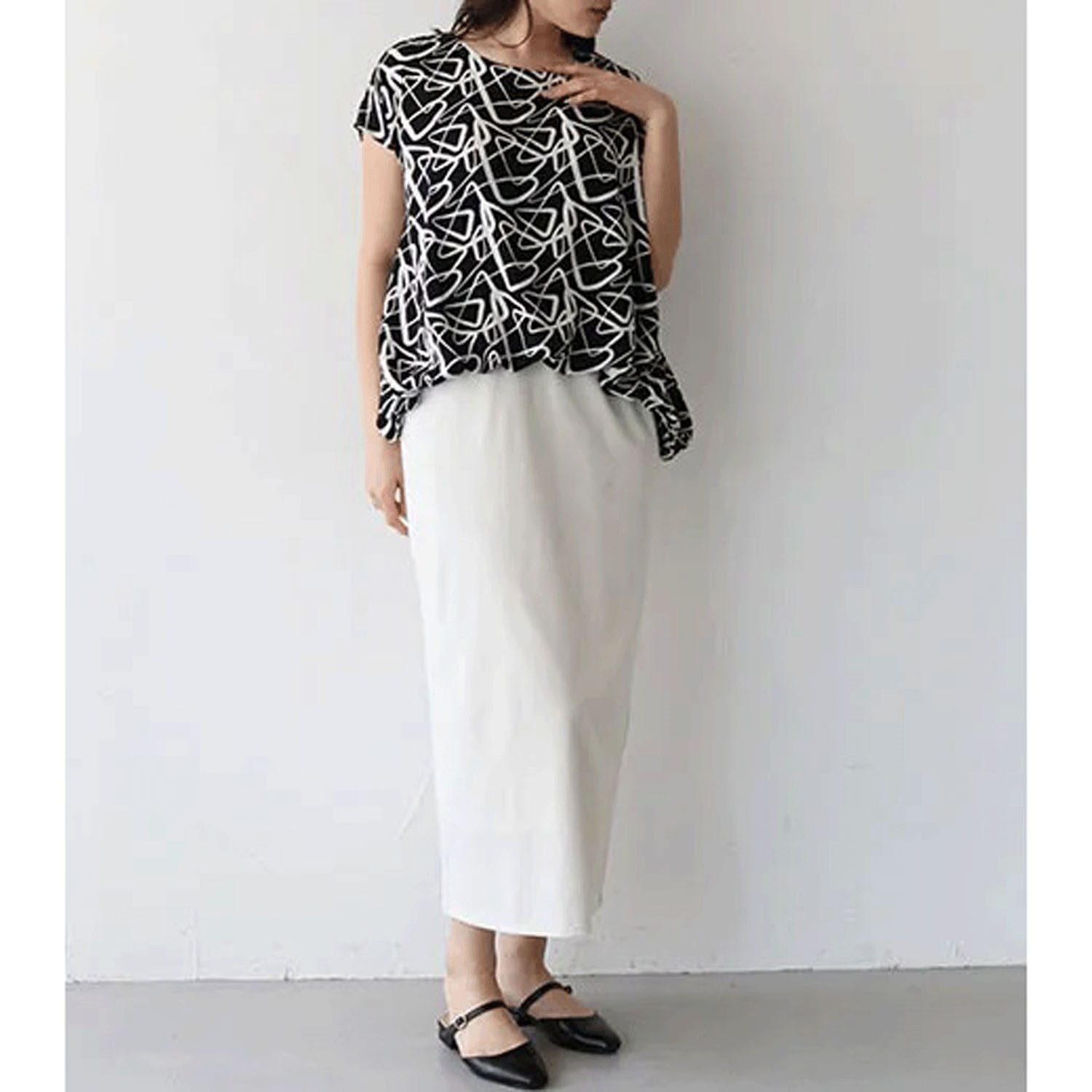 【Insta Live】vingtrois プリントドッキングワンピース - 画像12