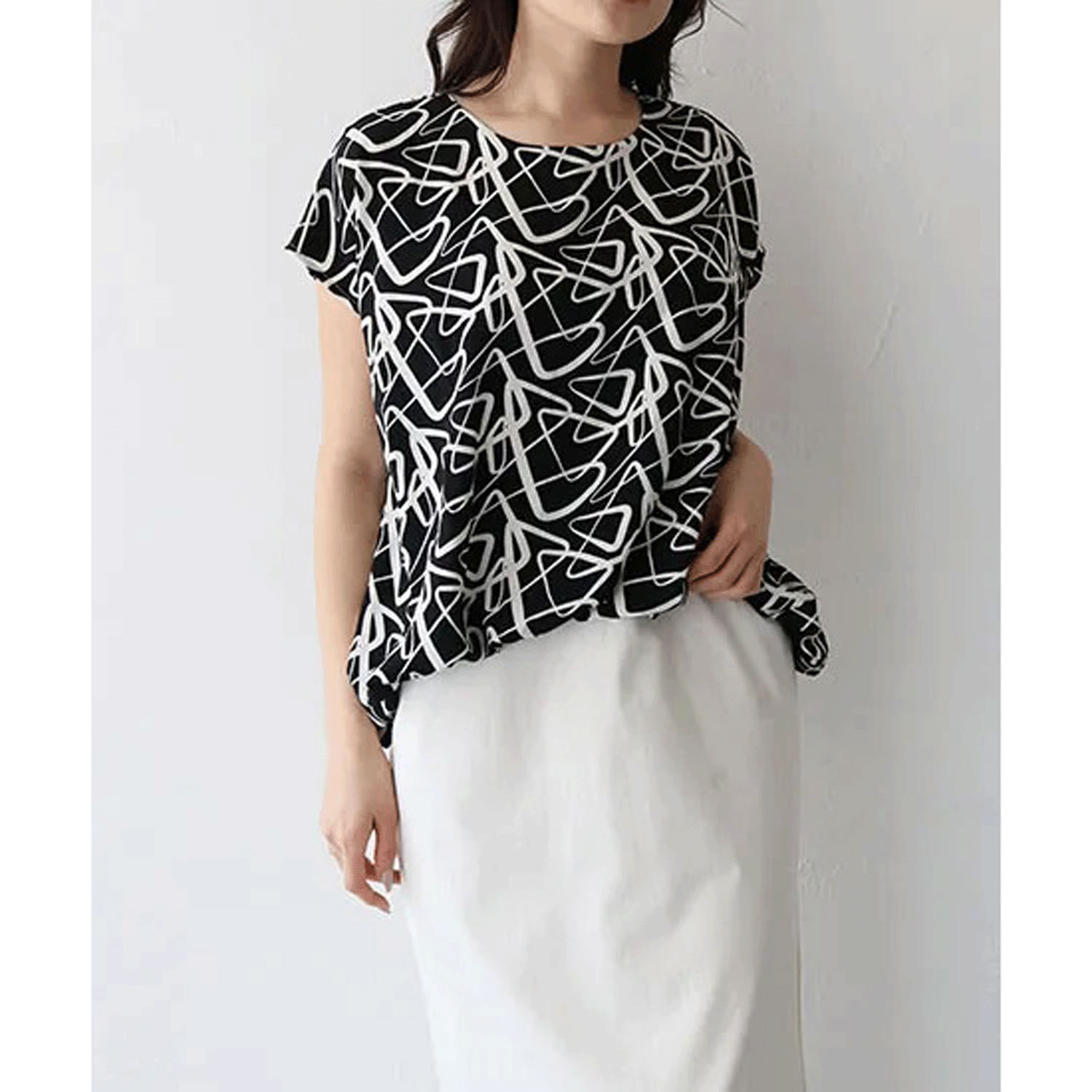 【Insta Live】vingtrois プリントドッキングワンピース - 画像9