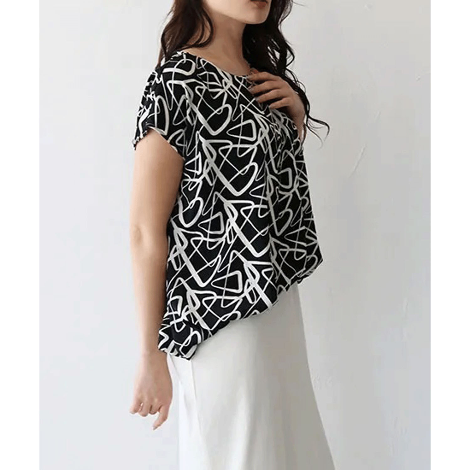 【Insta Live】vingtrois プリントドッキングワンピース - 画像10