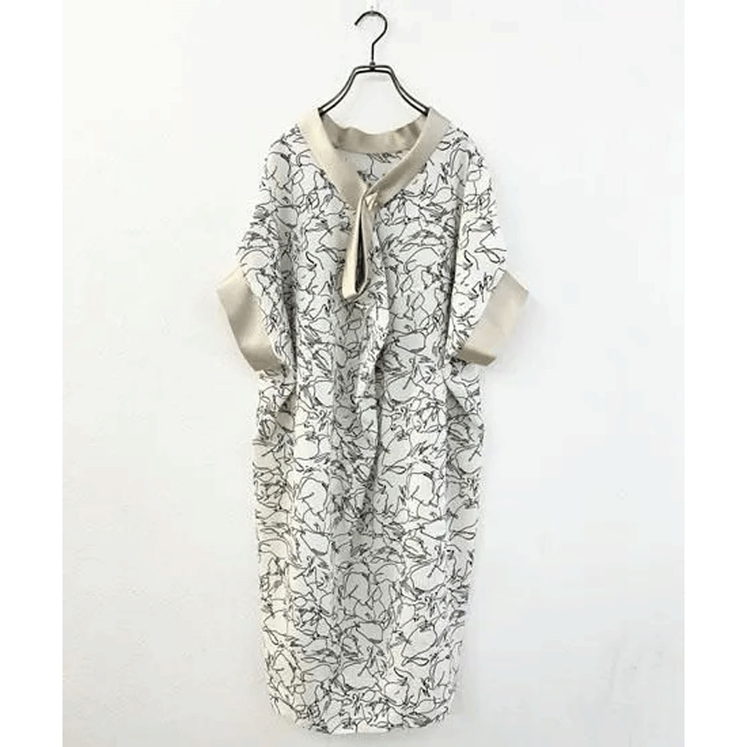 vingtrois  ウェーブボタンニュアンス柄ブラウス - 画像11