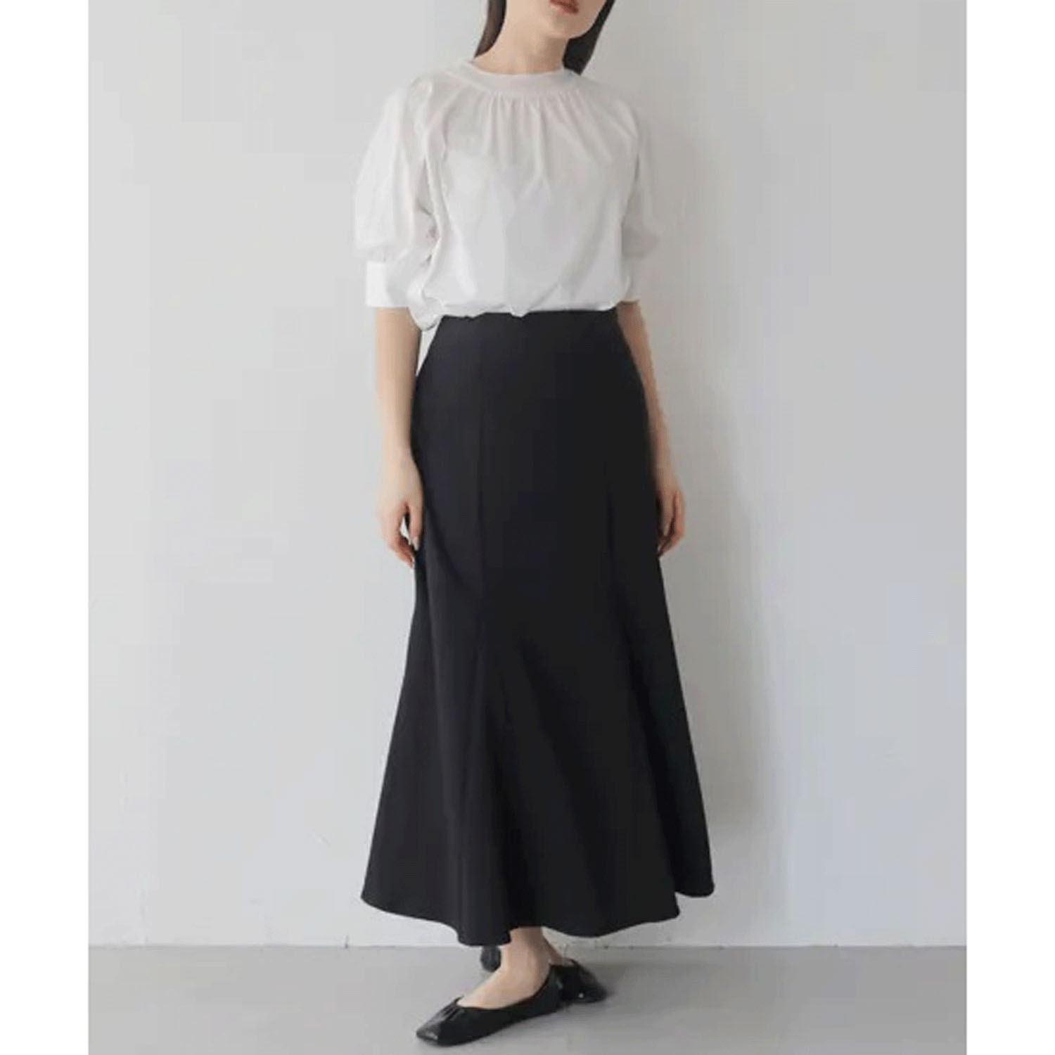 vingtrois シルケットギャザーTブラウス - 画像8