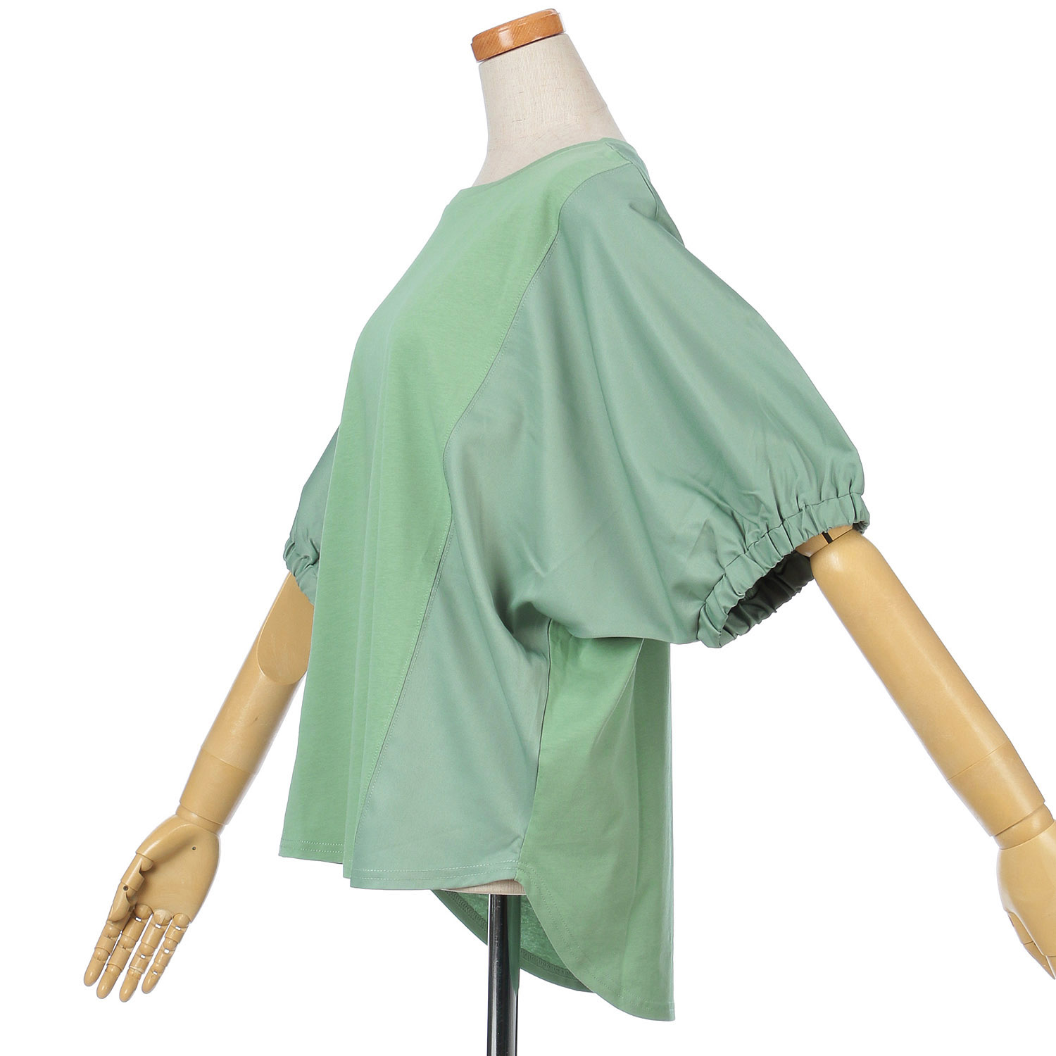 vingtrois ドルマン袖異素材トップス - 画像6