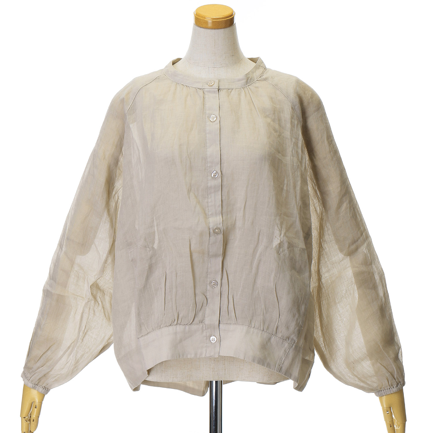 vingtrois シアーリネンブラウス - 画像3