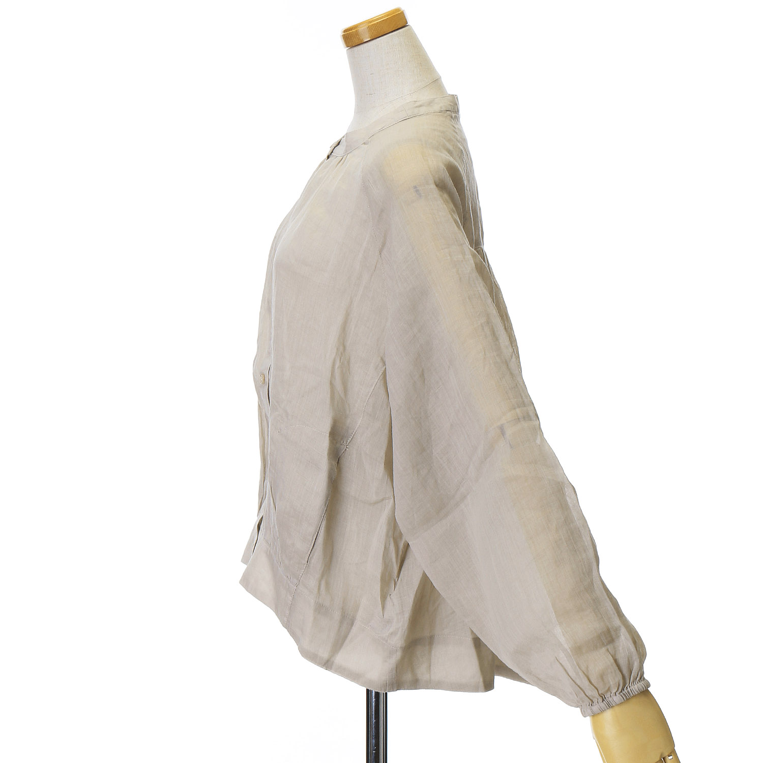 vingtrois シアーリネンブラウス - 画像4