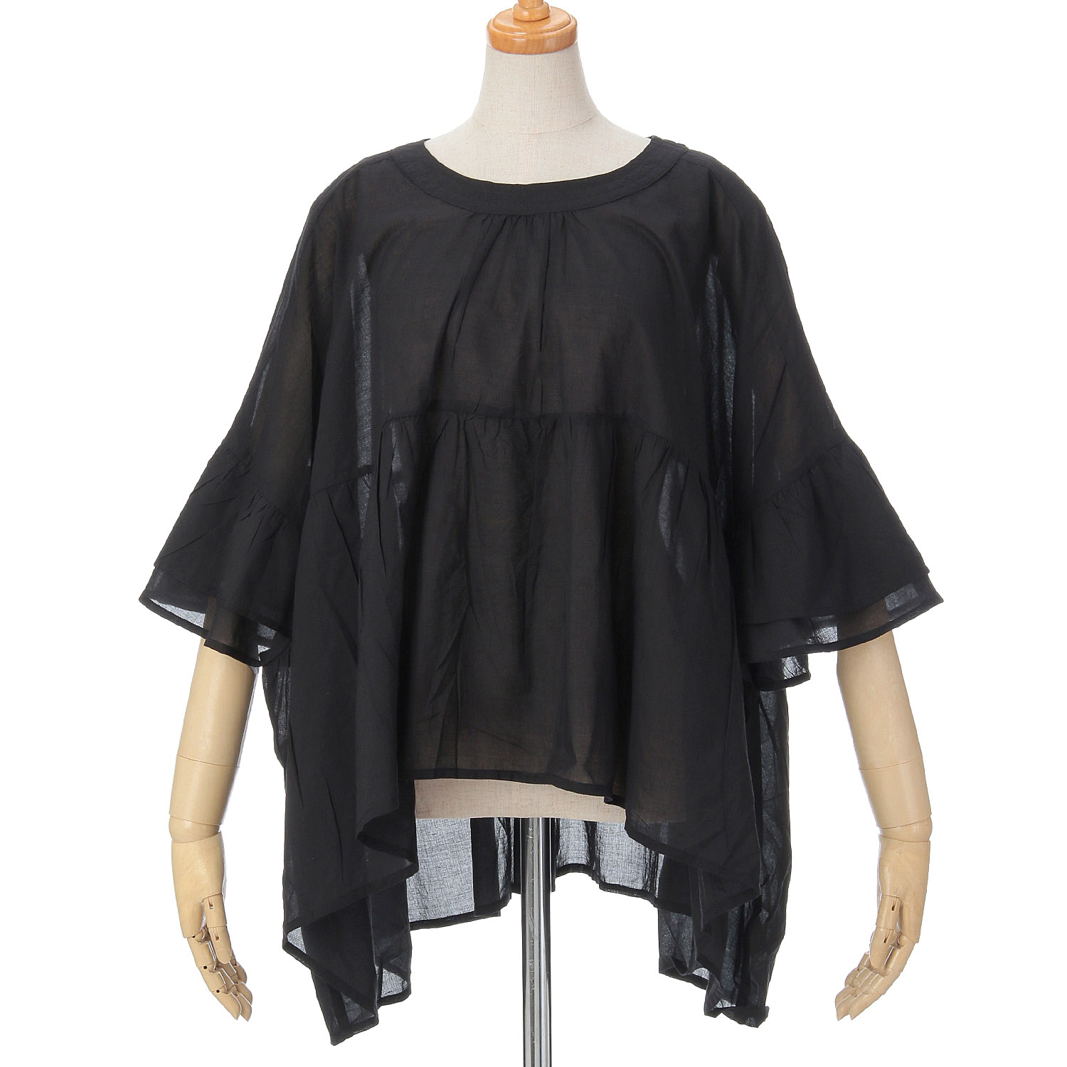 vingtrois インド綿ワイドボリュームプルオーバー - 画像2