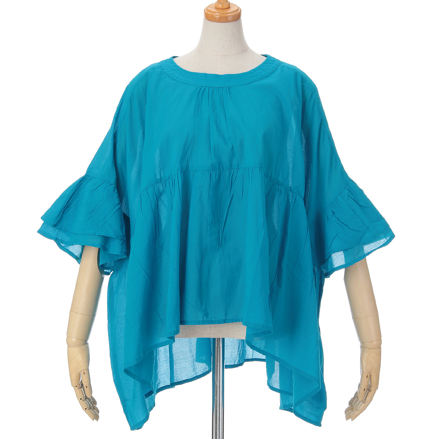 vingtrois インド綿ワイドボリュームプルオーバー - 画像1