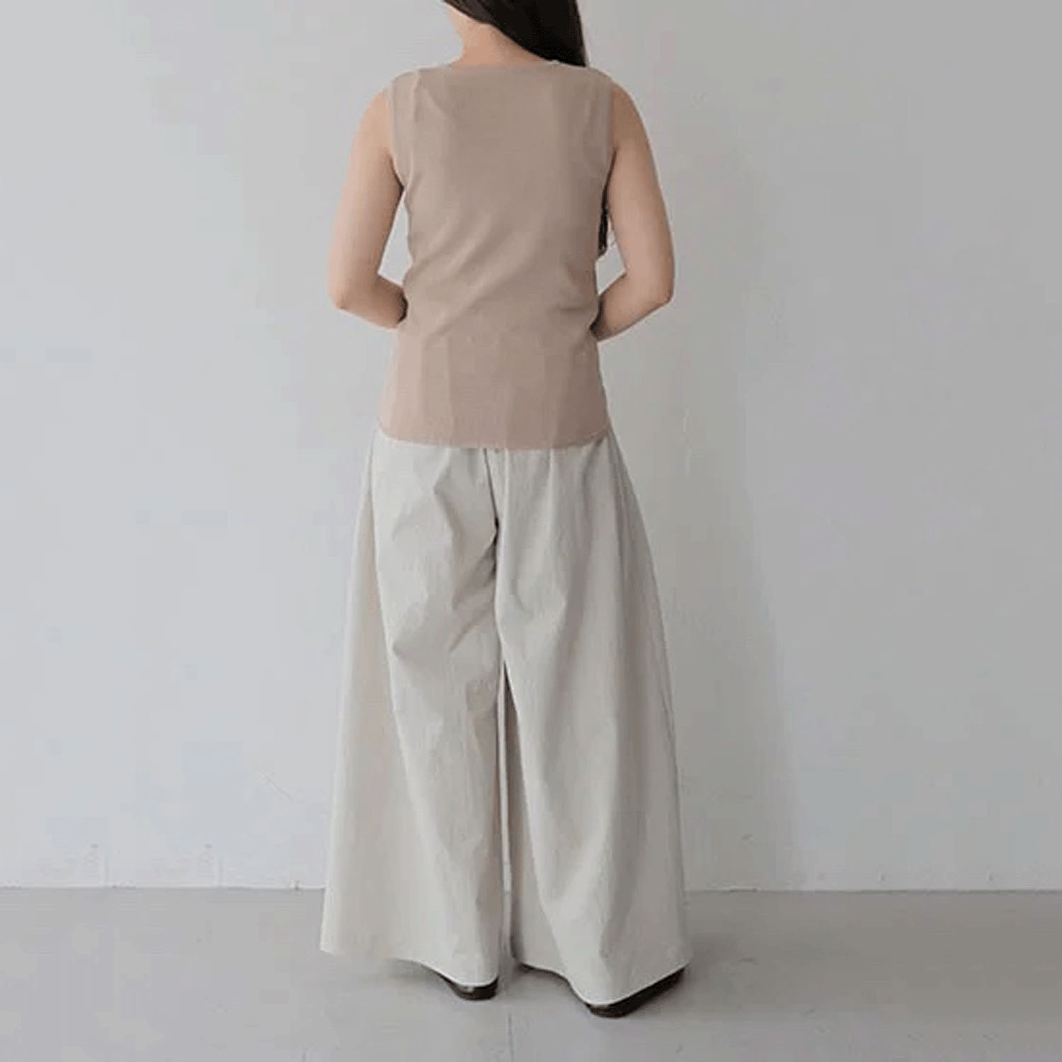 【InstaLive】Vingtrois クルーネックニットタンクトップ - 画像7