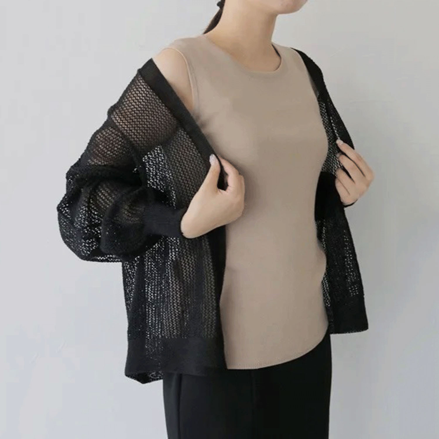 【InstaLive】Vingtrois クルーネックニットタンクトップ - 画像10