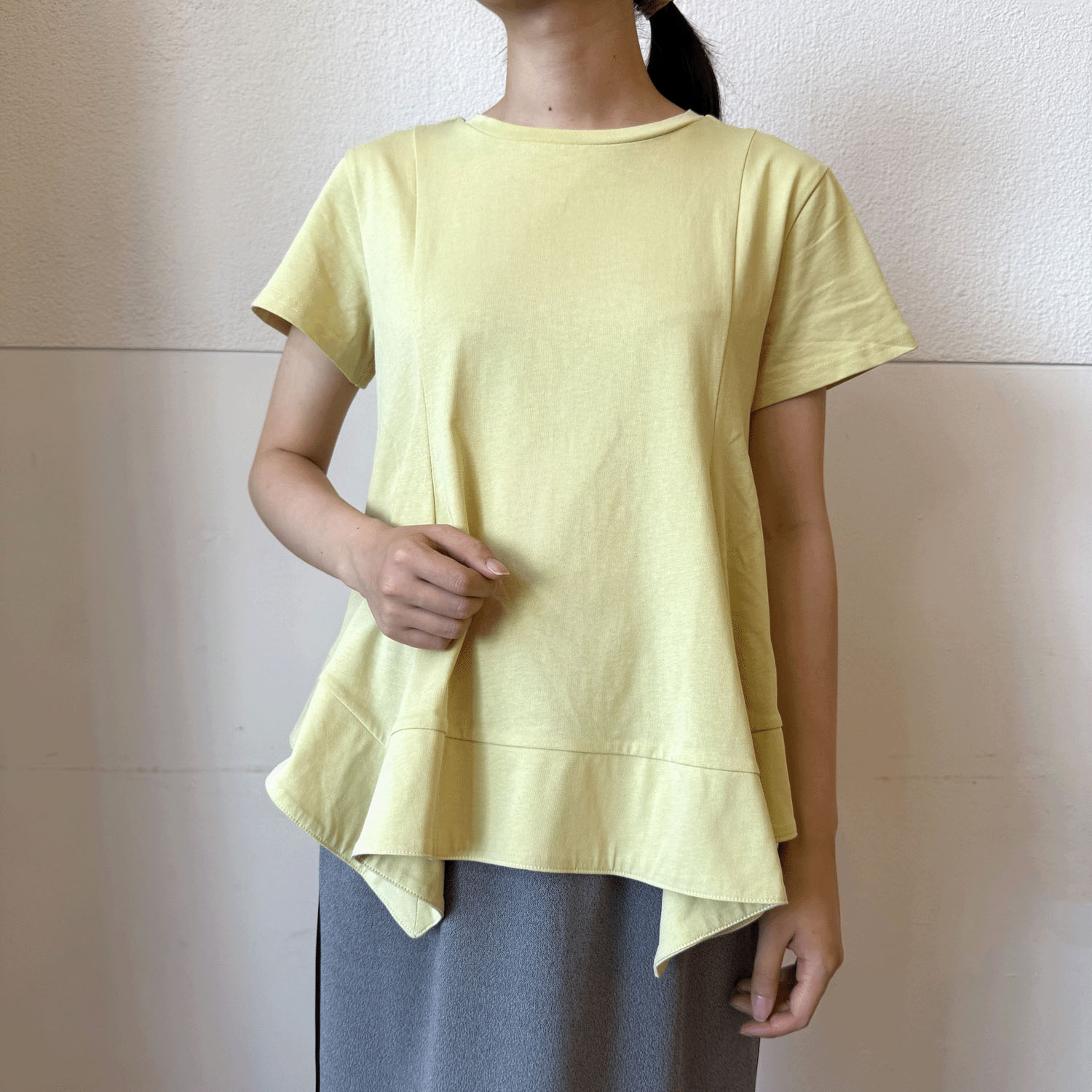 【InstaLive】qout ライトドライ天竺ブラウス - 画像4