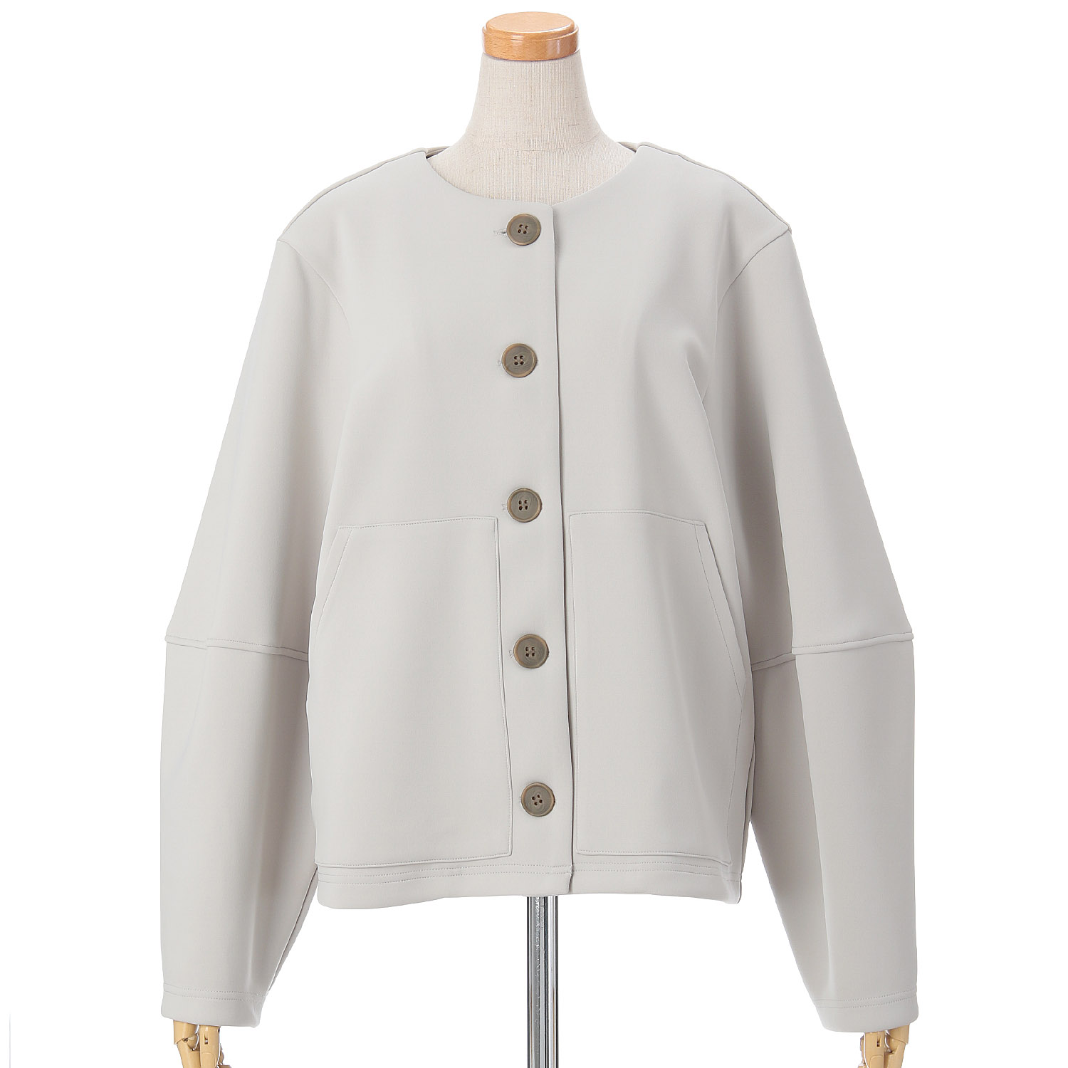 Palm Riche ストレッチダンボールカーデ - 画像3