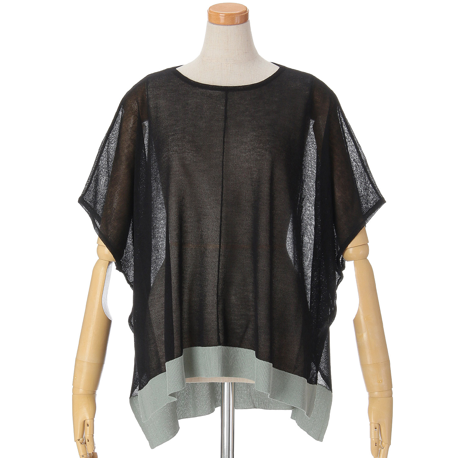 vingtrois 裾配色ニット - 画像2