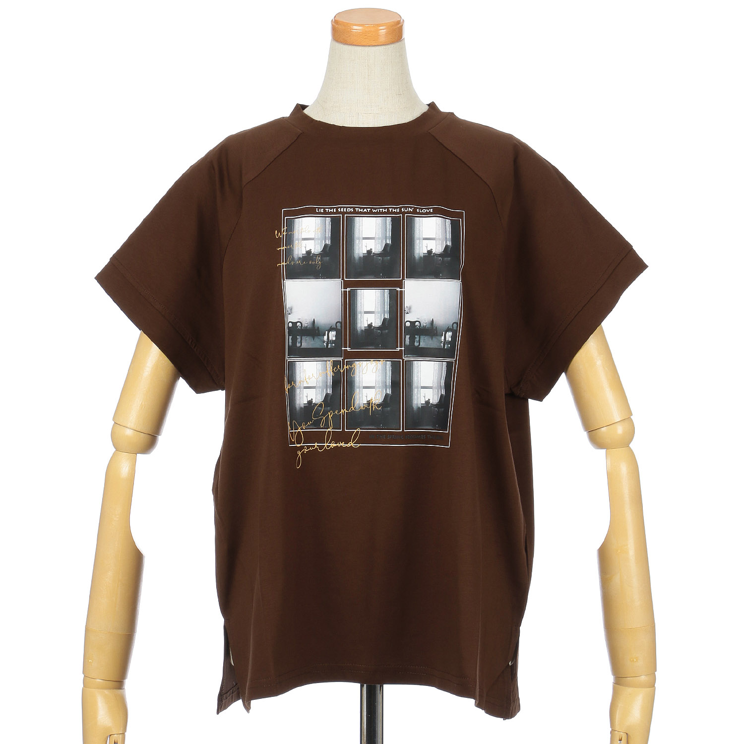 【Insta Live】vingtrois ドライタッチコットンフォトアートT