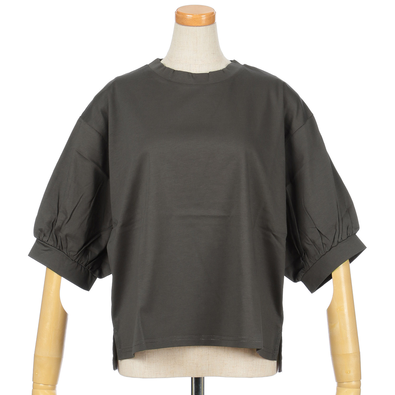 vingtrois ドライタッチコットンパフスリーブ - 画像6