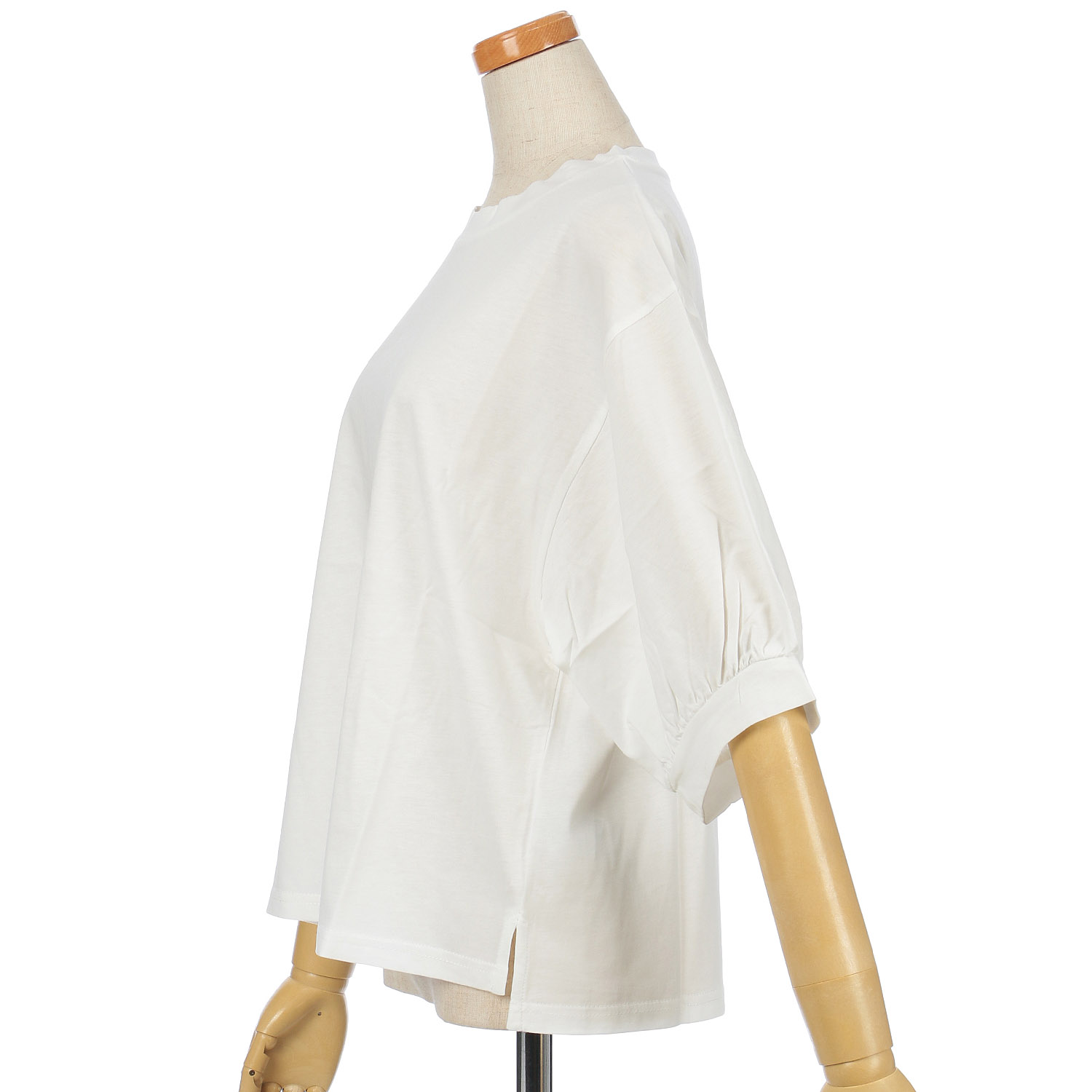 vingtrois ドライタッチコットンパフスリーブ - 画像10