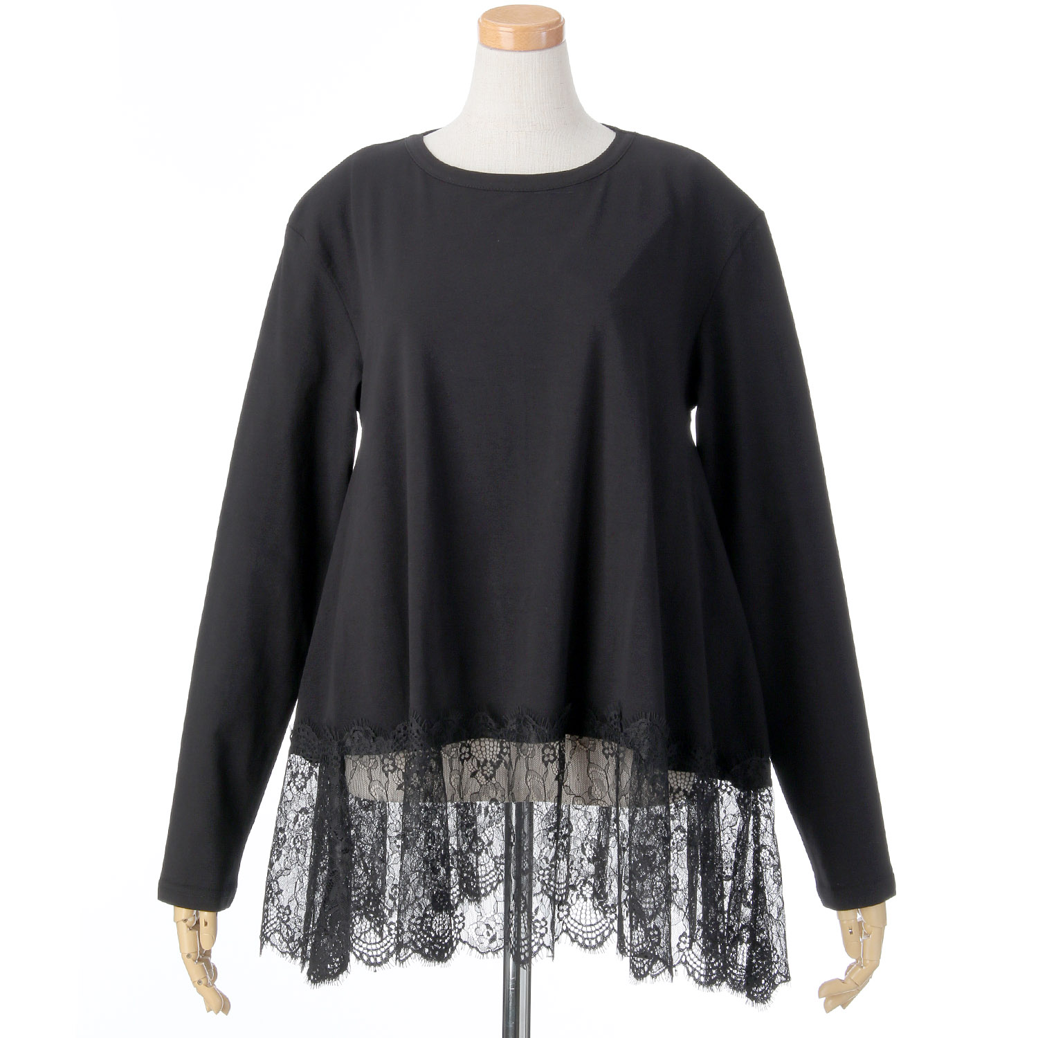 vingtrois 裾レースロンT - 画像2