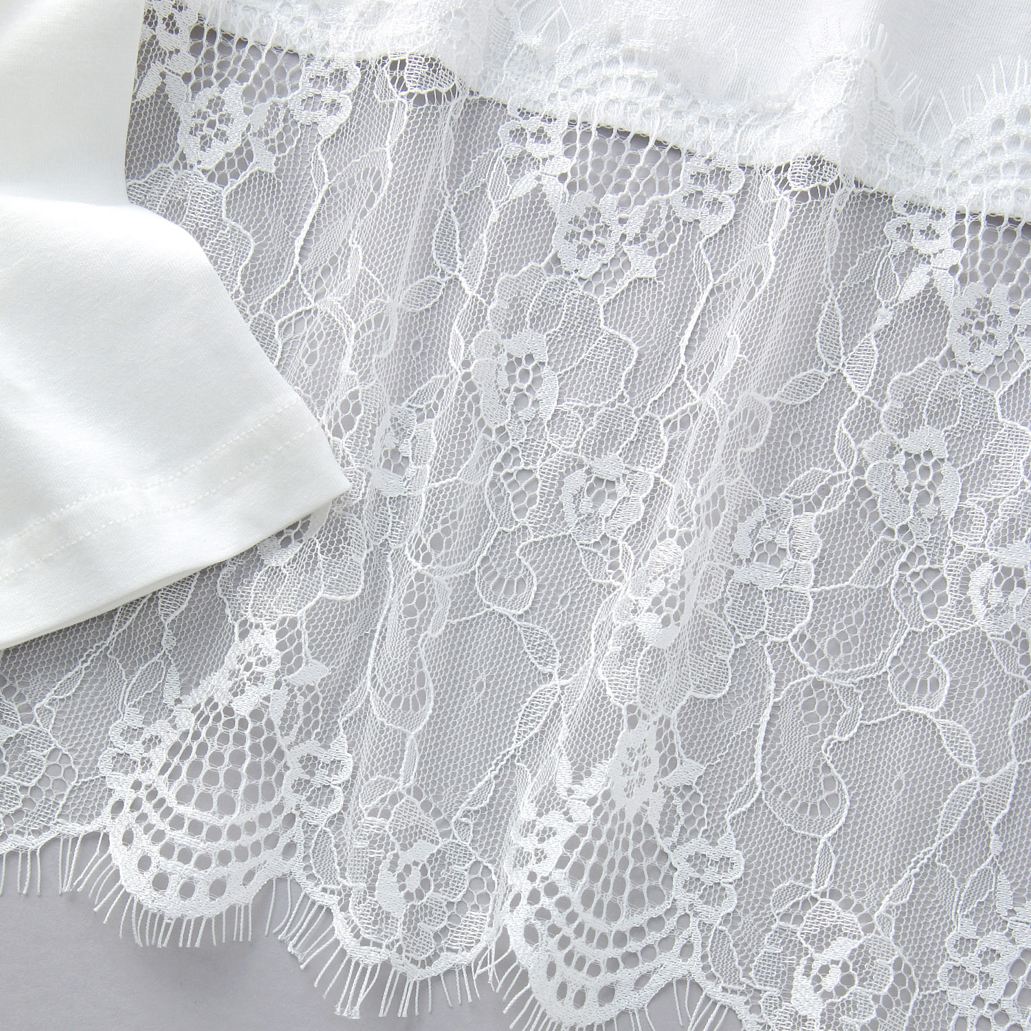 vingtrois 裾レースロンT - 画像5