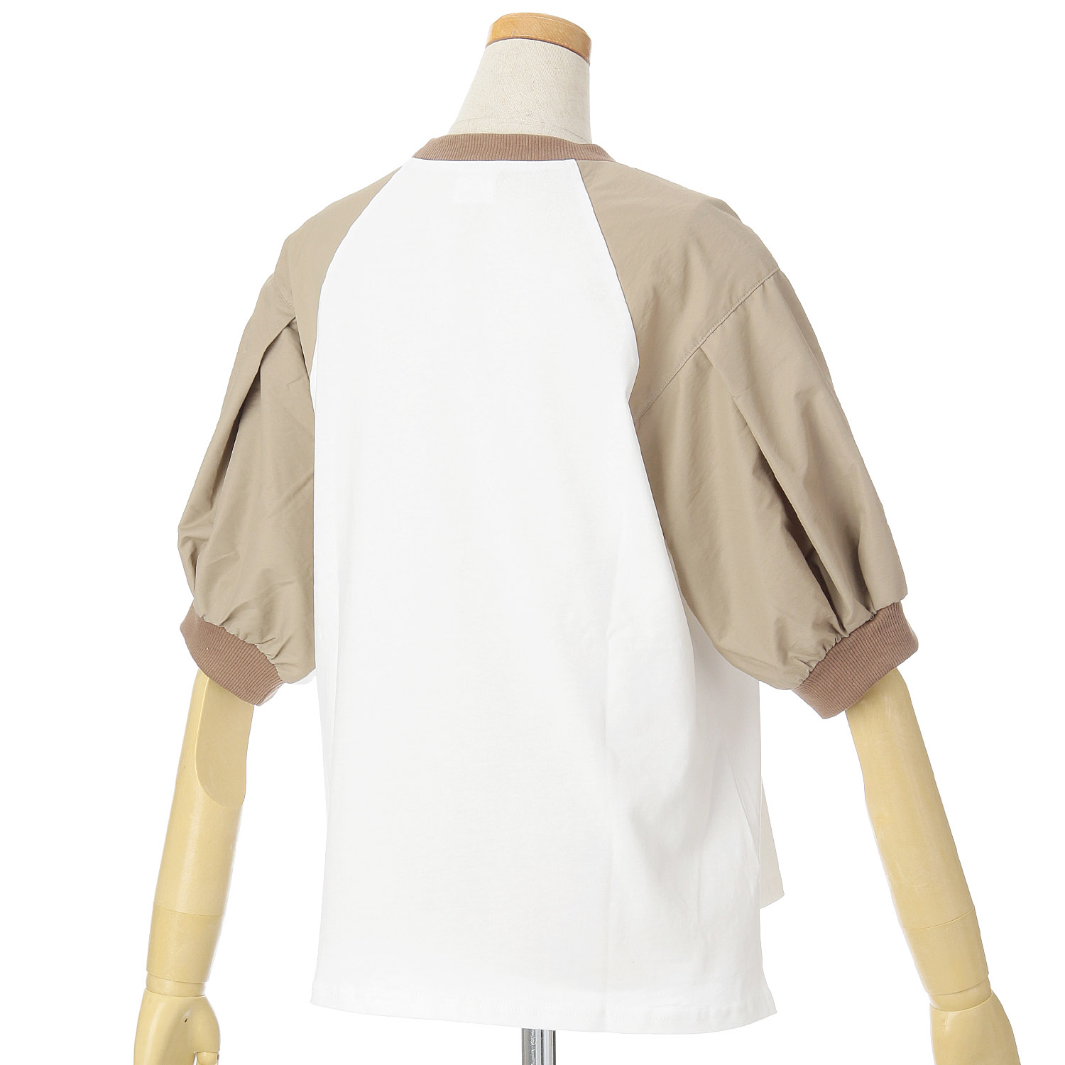 vingtrois 異素材切替Tシャツ - 画像6