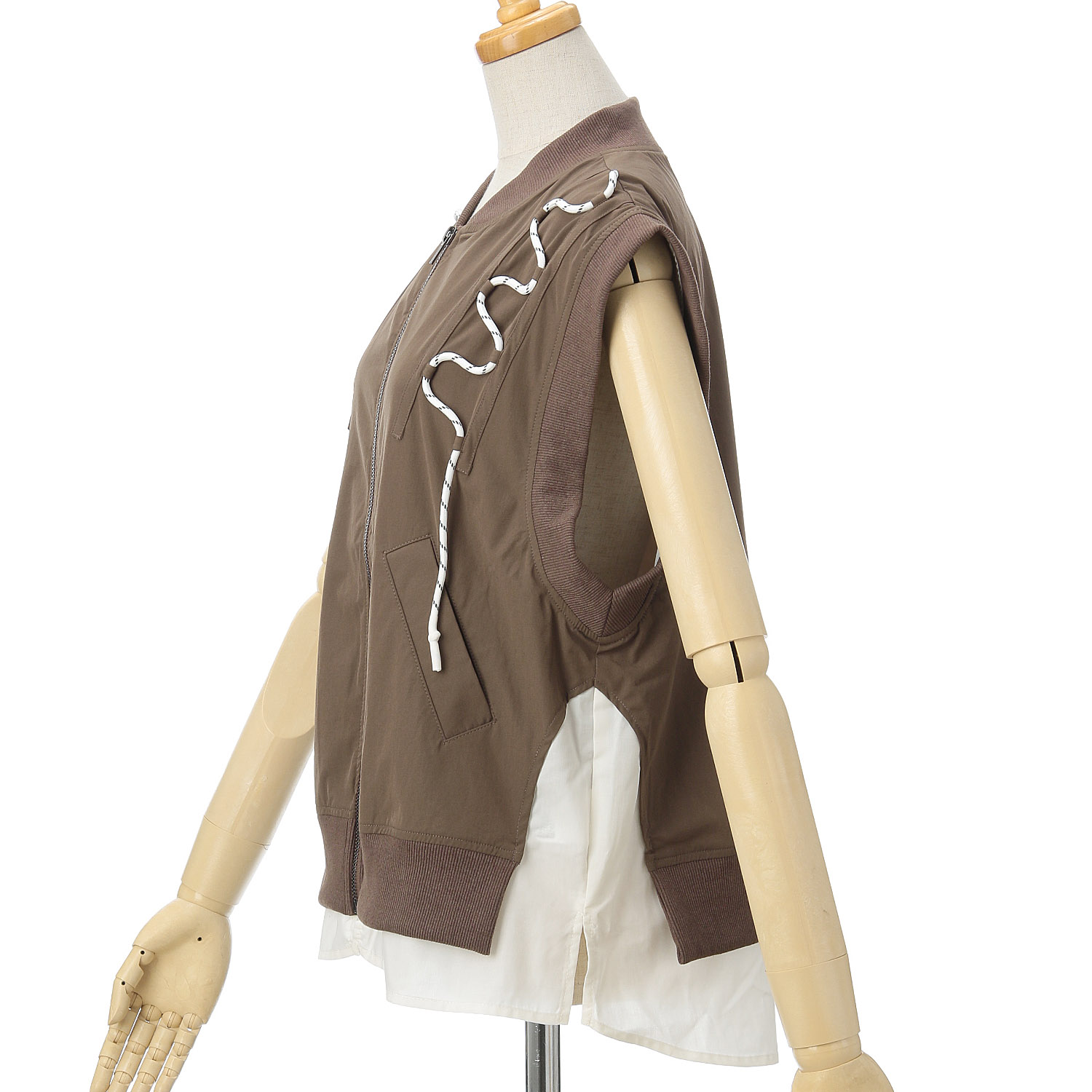 33℃ コードミリタリージップベスト - 画像2