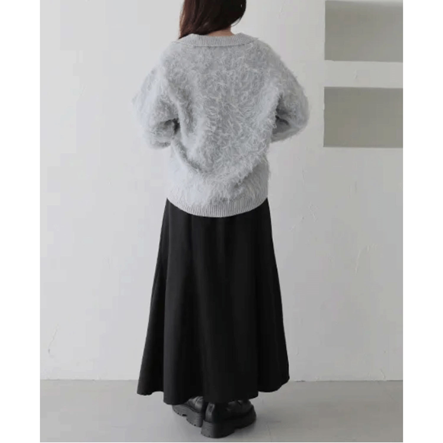 【Insta Live】vingtrois シャギー起毛ポロニット - 画像8