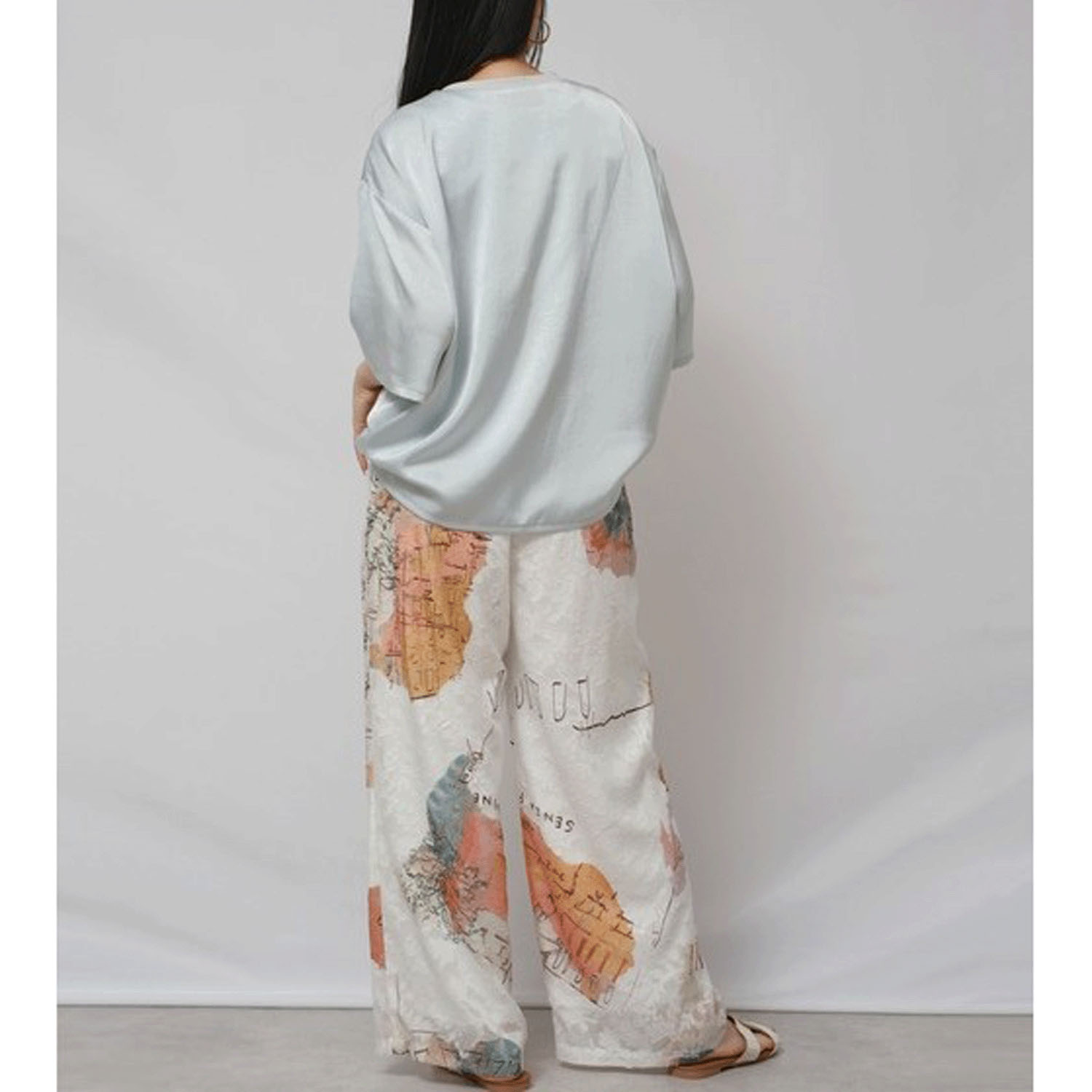 Palm Riche ワッシャーサテンTOPS - 画像13