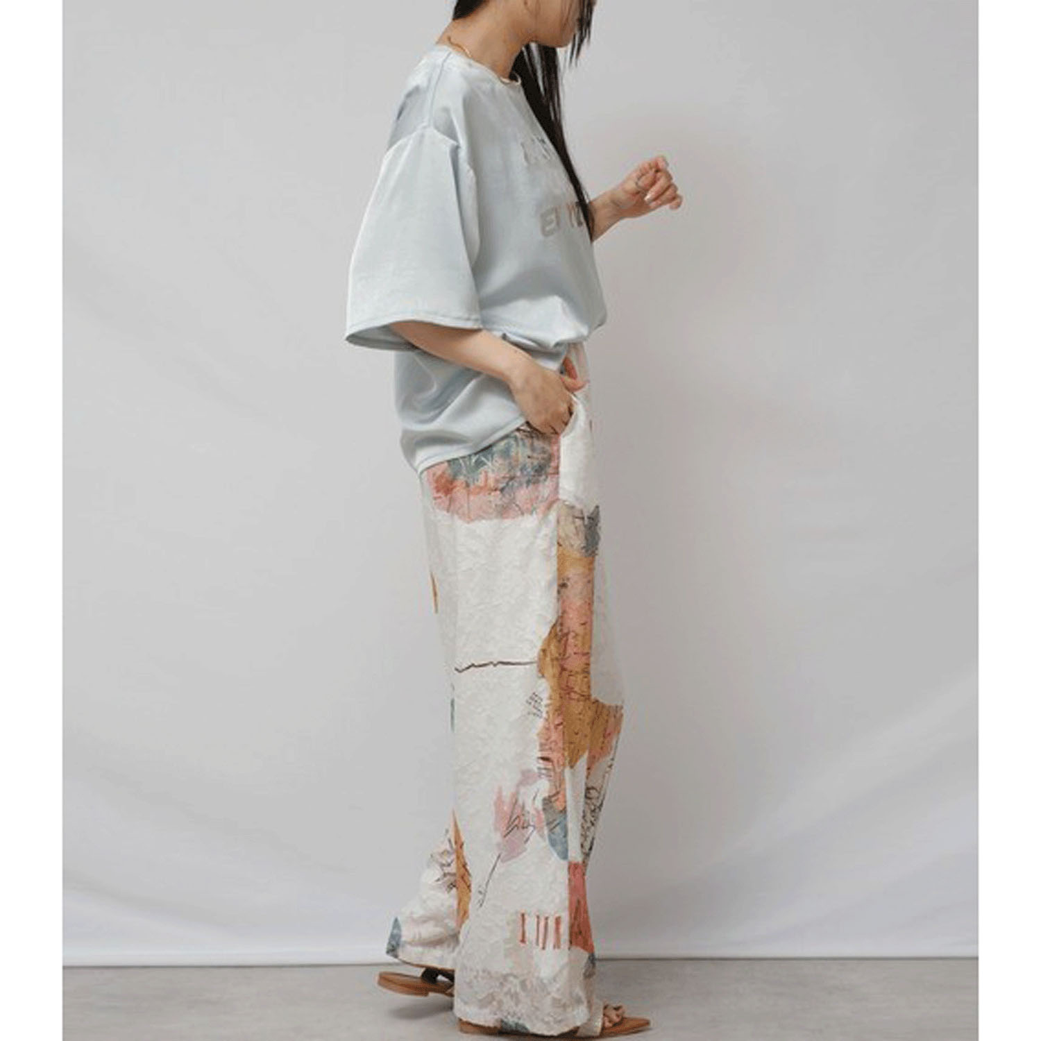 Palm Riche ワッシャーサテンTOPS - 画像14