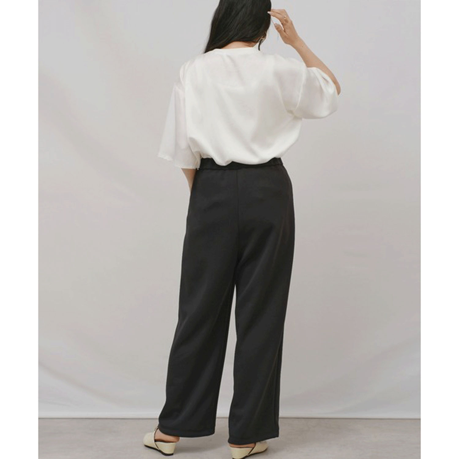 Palm Riche ワッシャーサテンTOPS - 画像8