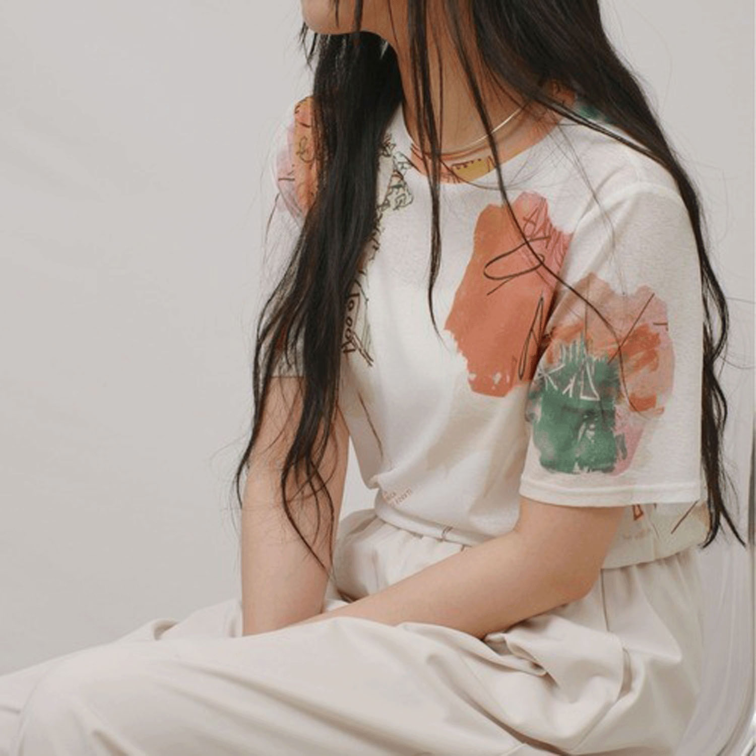 Palm Riche 風景アートTシャツ - 画像1