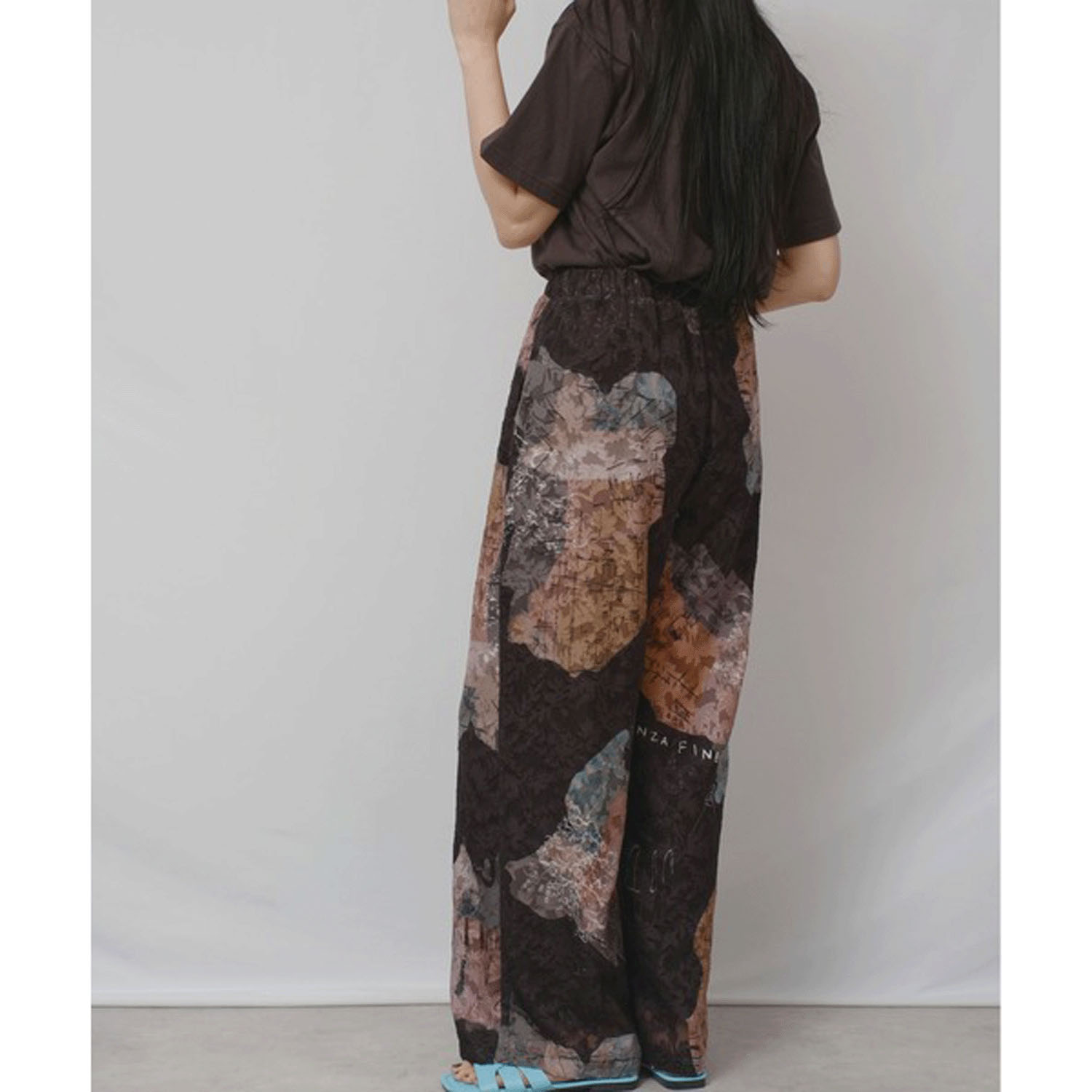 Palm Riche 風景アート柄パンツ - 画像21