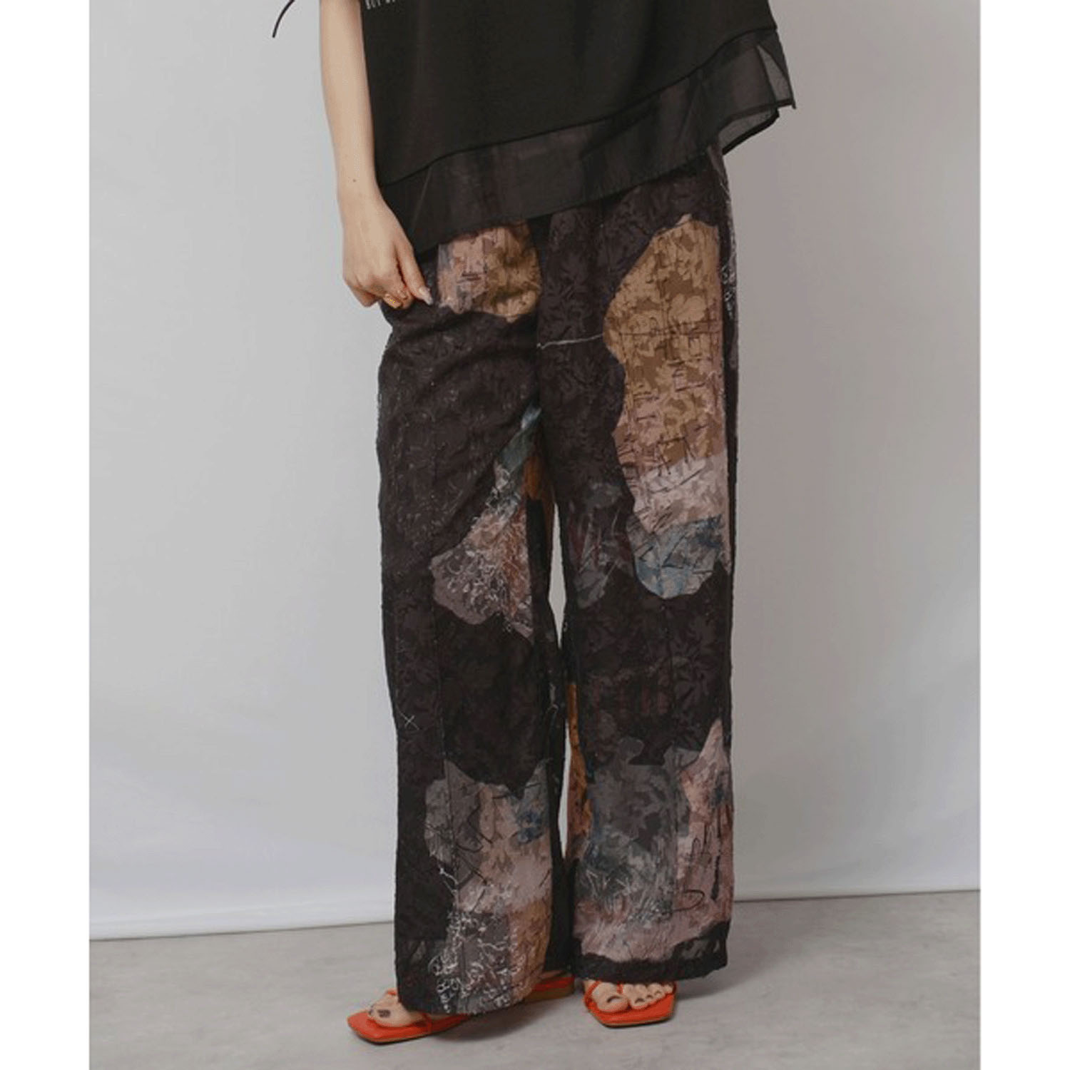 Palm Riche 風景アート柄パンツ - 画像25