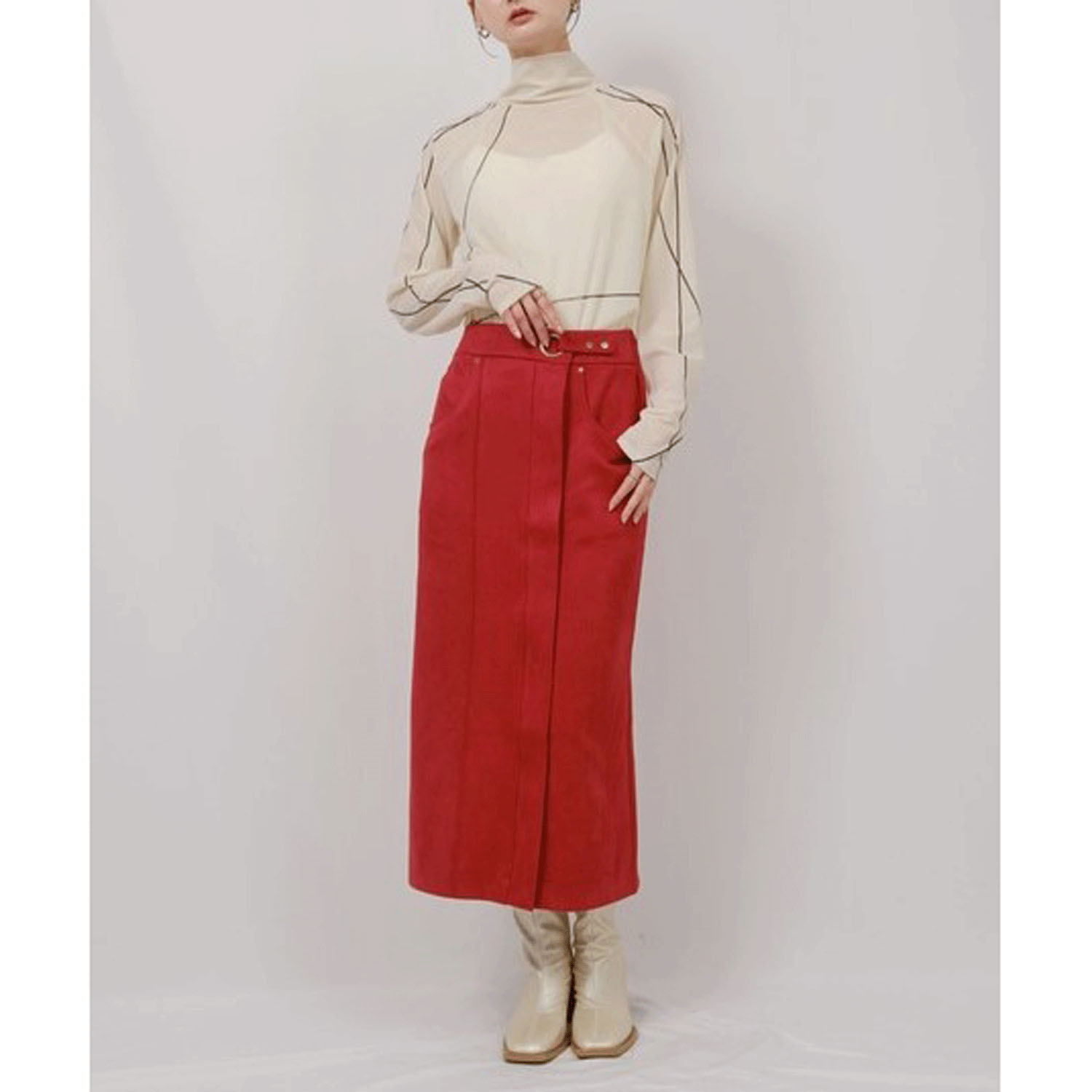 【Insta Live】Palm Riche タトゥライクフロッキートップス - 画像2