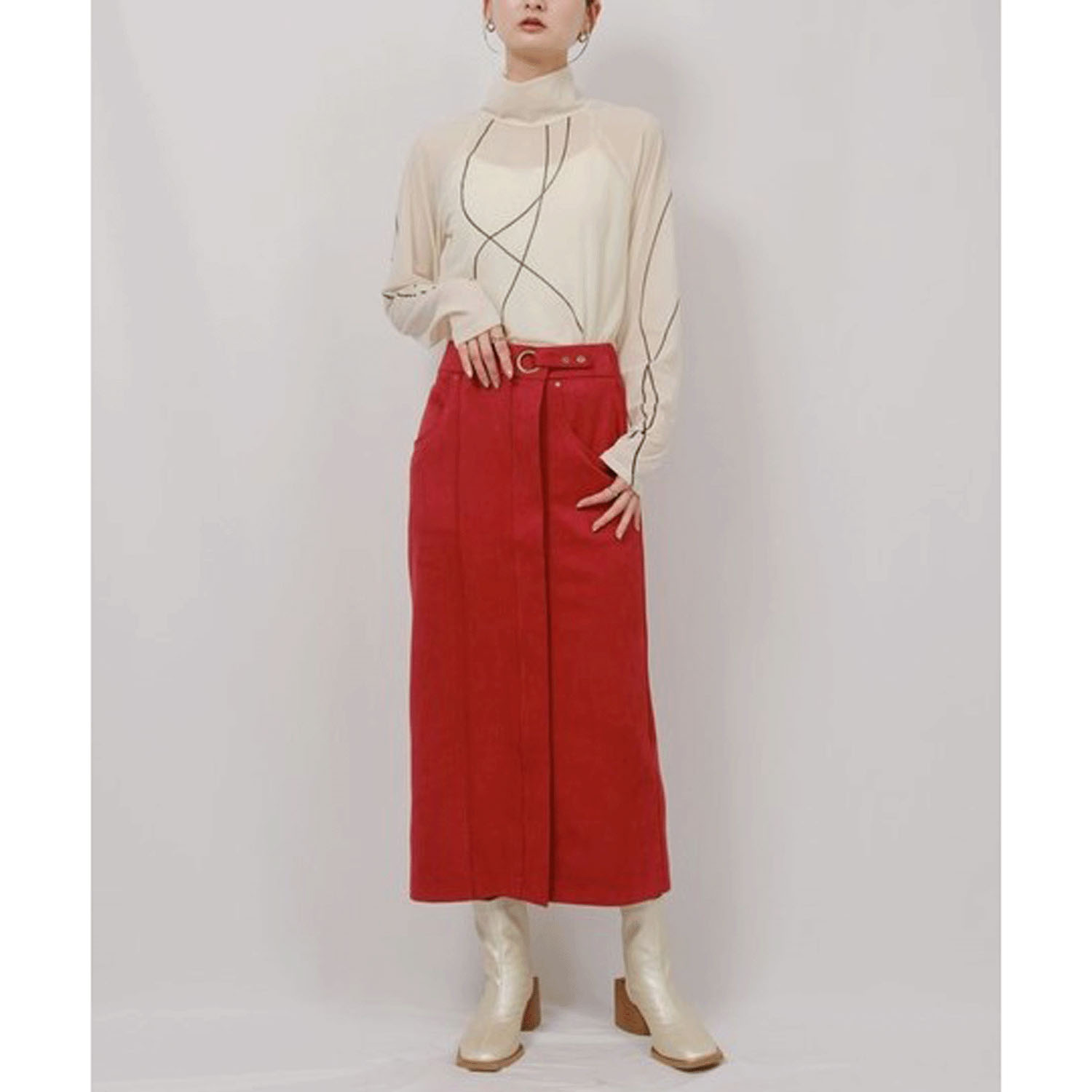 【Insta Live】Palm Riche タトゥライクフロッキートップス - 画像6