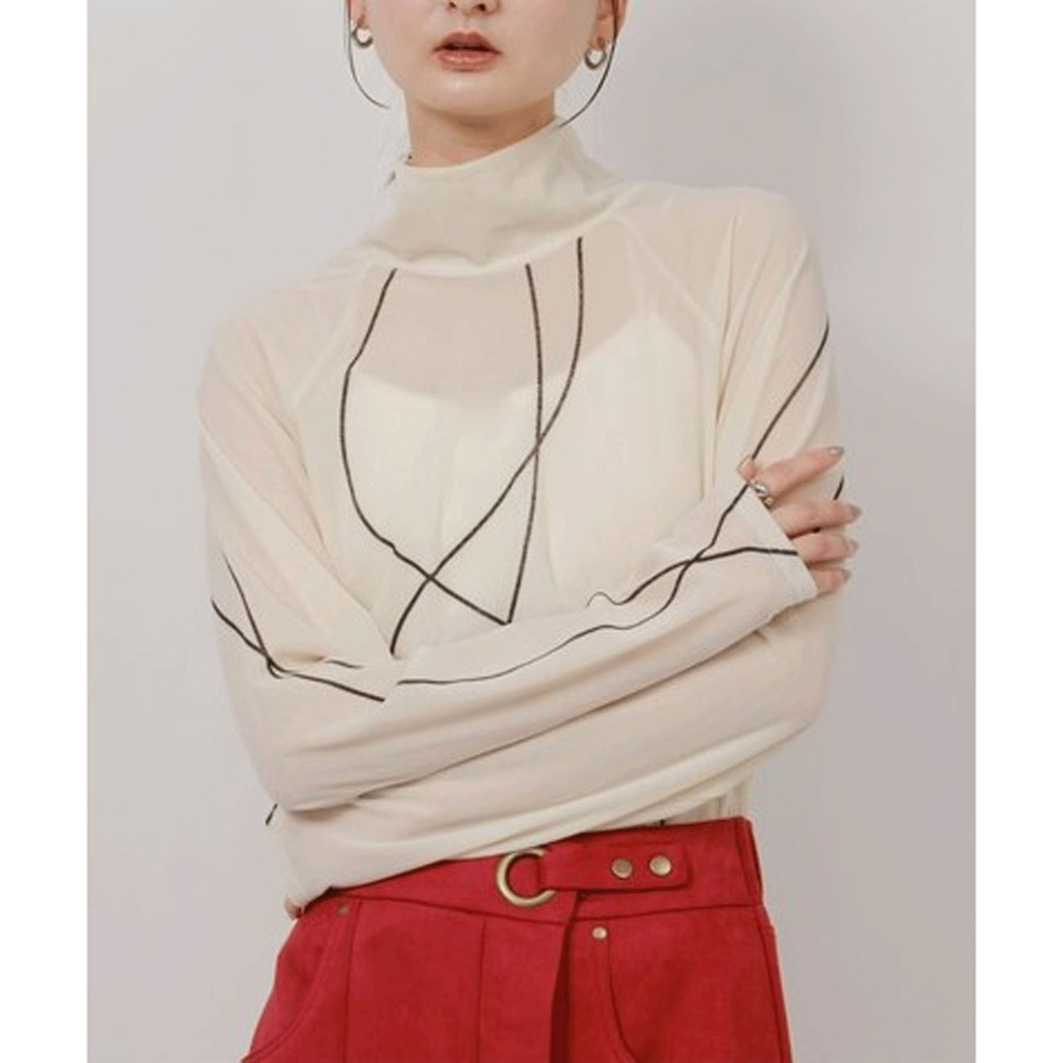 【Insta Live】Palm Riche タトゥライクフロッキートップス - 画像7