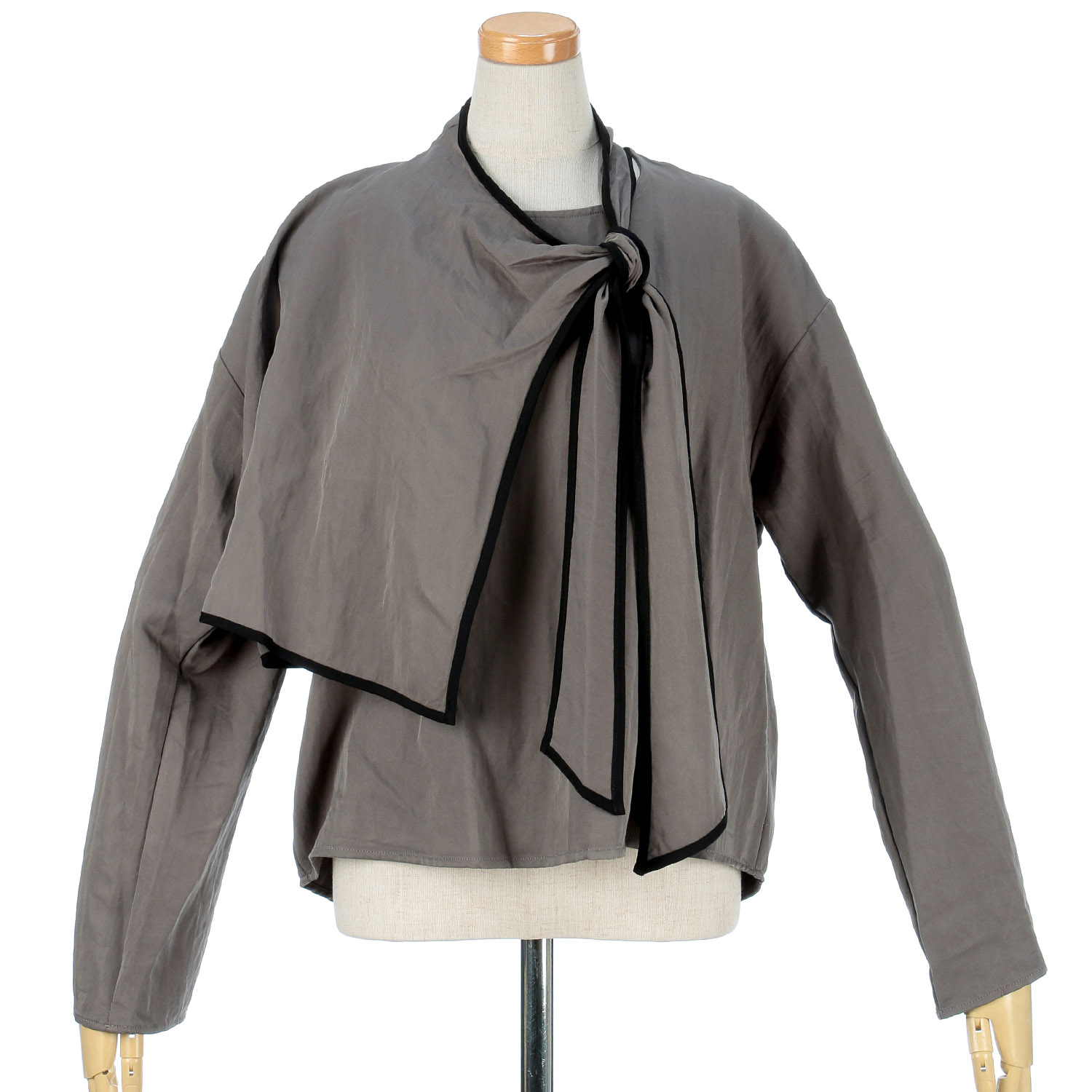 【Insta Live】ザンパ アシメボウタイカラーブラウス - 画像4