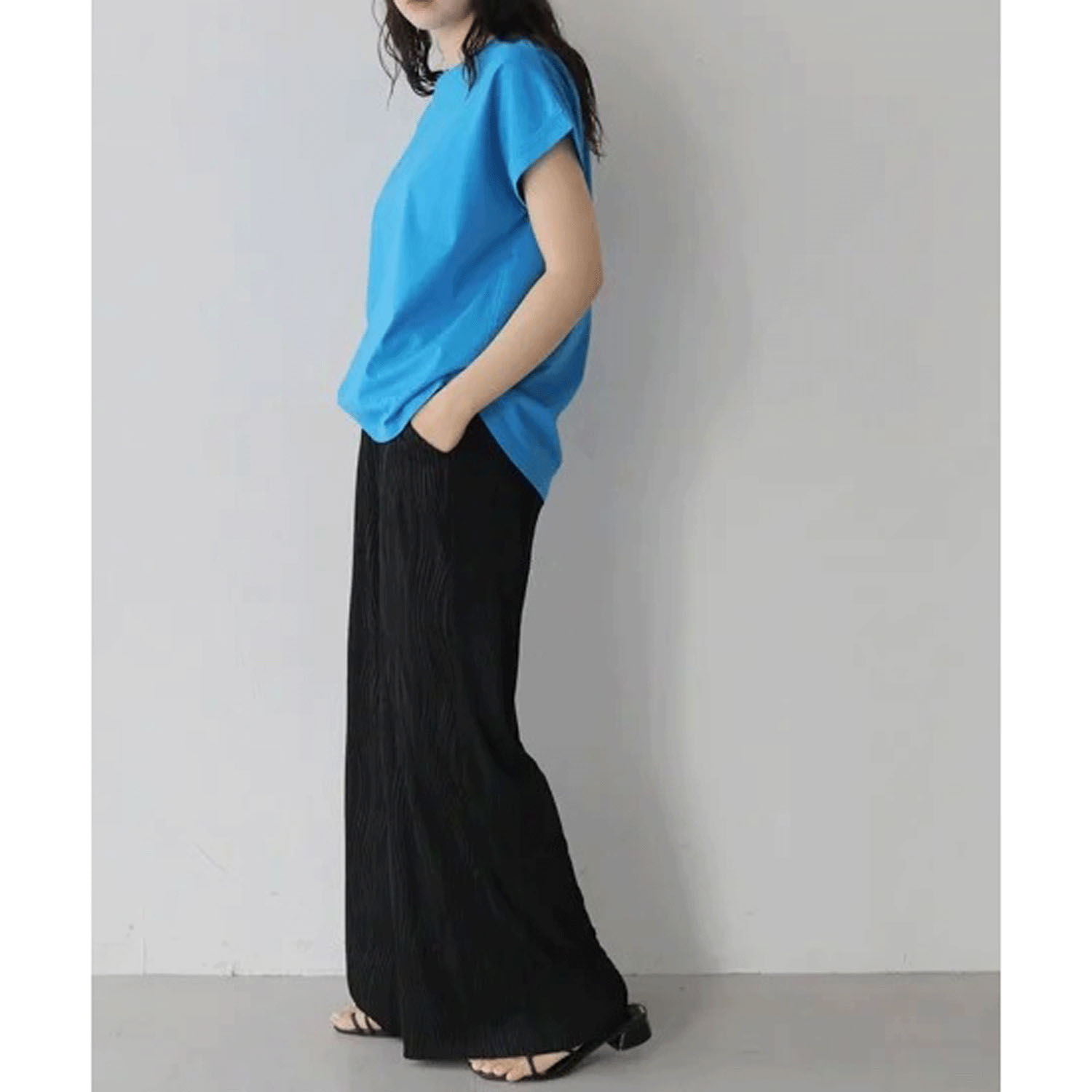 【Insta Live】Vingtrois ドライタッチコットンターンバックT - 画像15