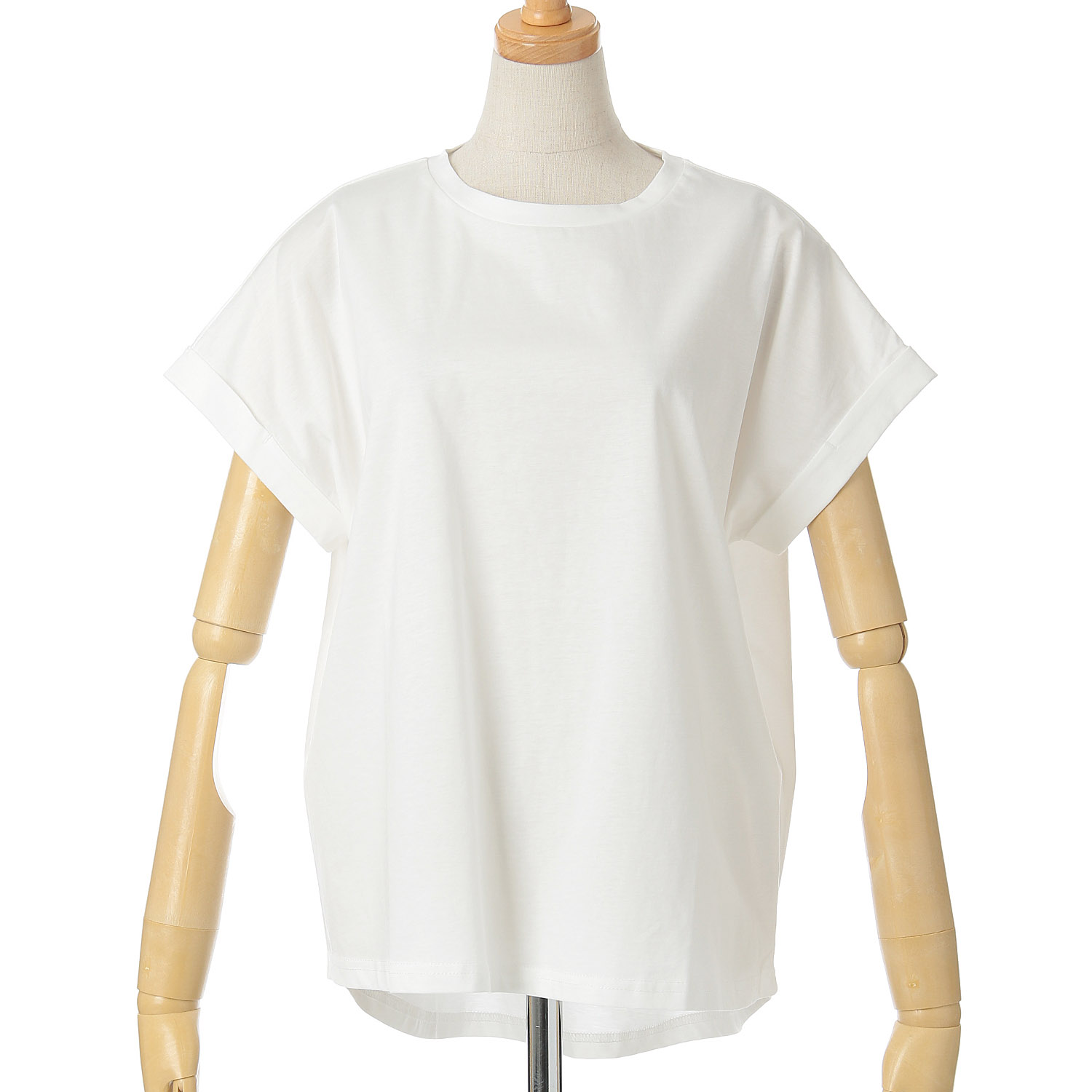 【Insta Live】Vingtrois ドライタッチコットンターンバックT - 画像4