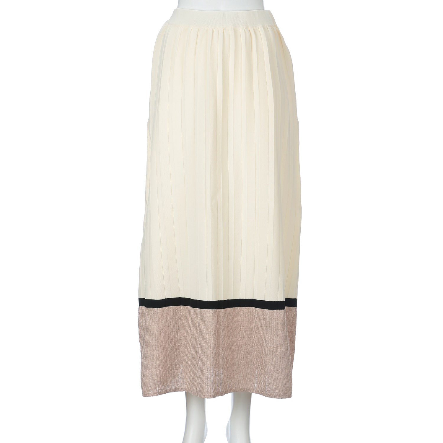 【動画あり】Vingtrois ダンボールニット配色プリーツスカート - 画像6