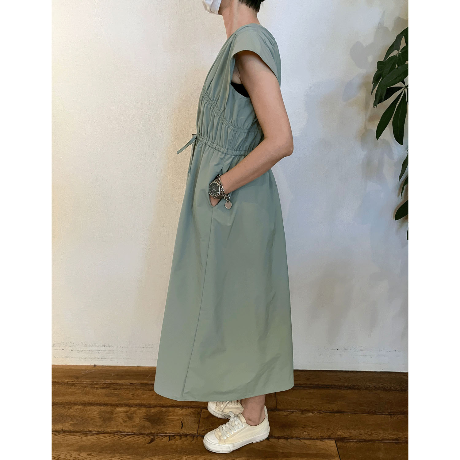 ザンパ ギャザーフレンチワンピース - 画像6