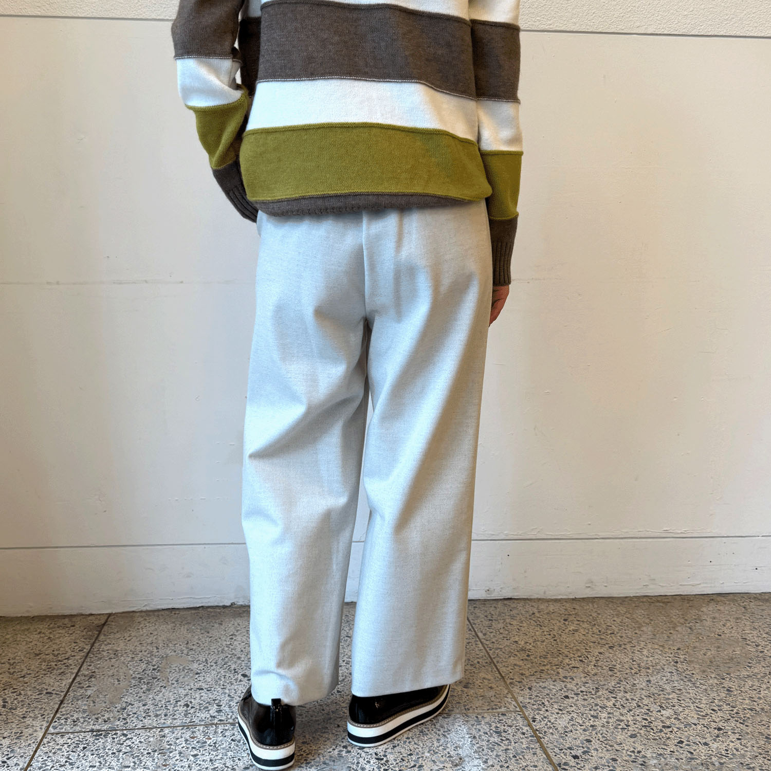 両面起毛ワイドパンツ - 画像3