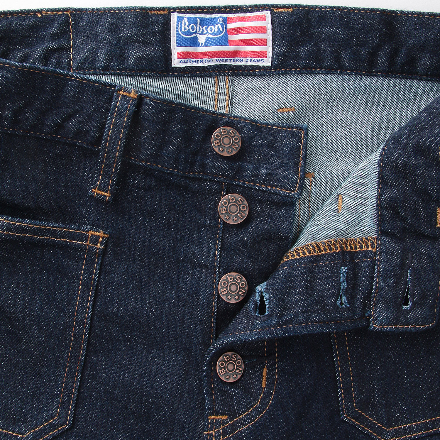 【ETONET限定 お取り寄せ】BOBSON ボタンフライベルボトム - 画像4