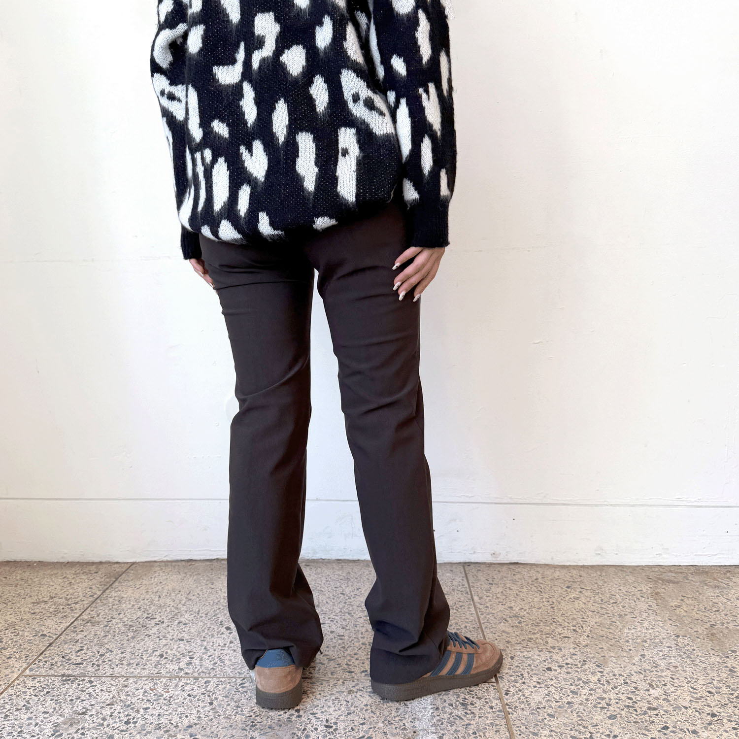 ハイテンション裏起毛ストレートパンツ - 画像3