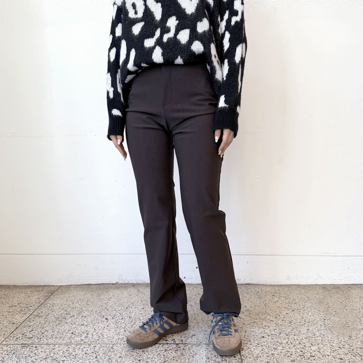 ハイテンション裏起毛ストレートパンツ - 画像7