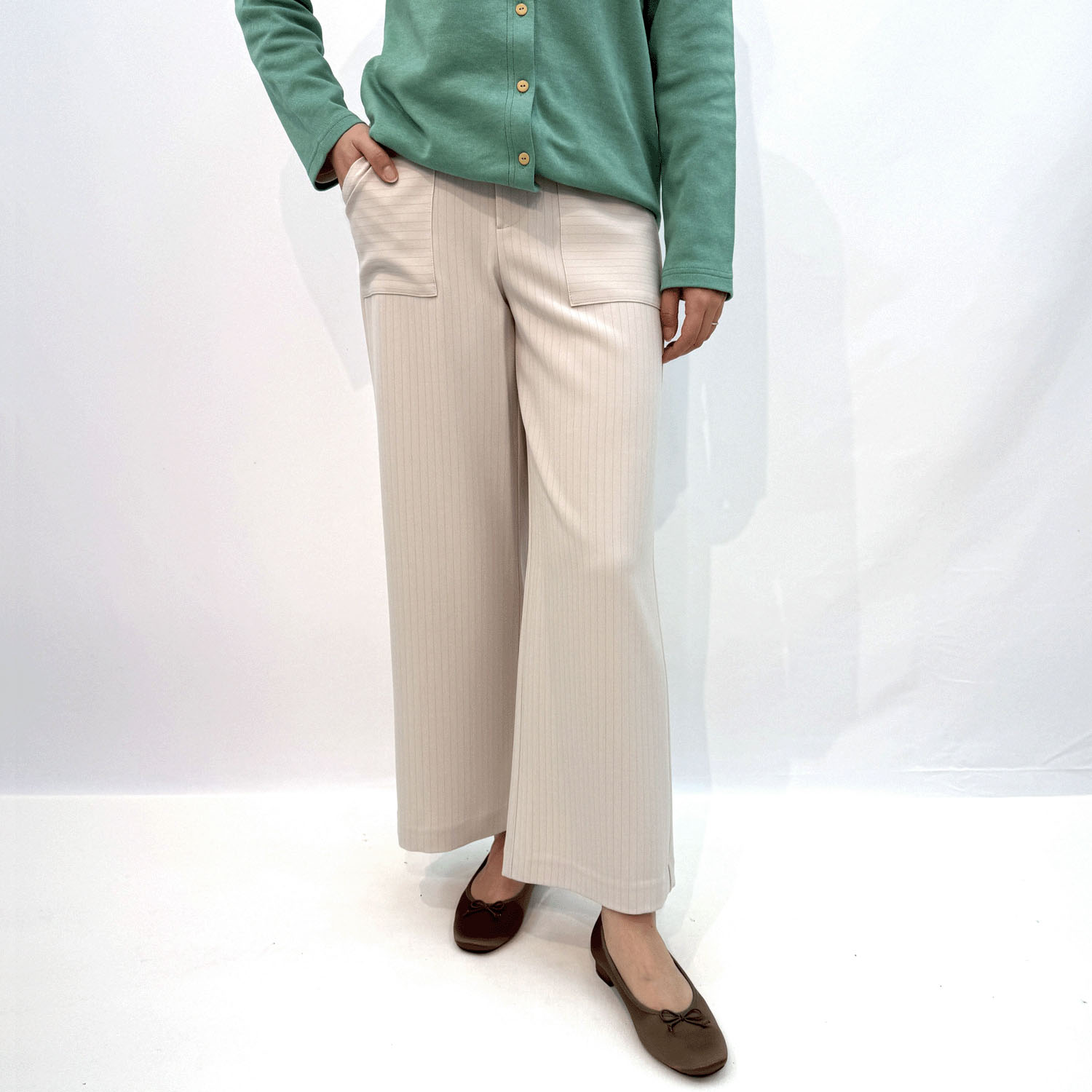 ポリベイカーワイドパンツ