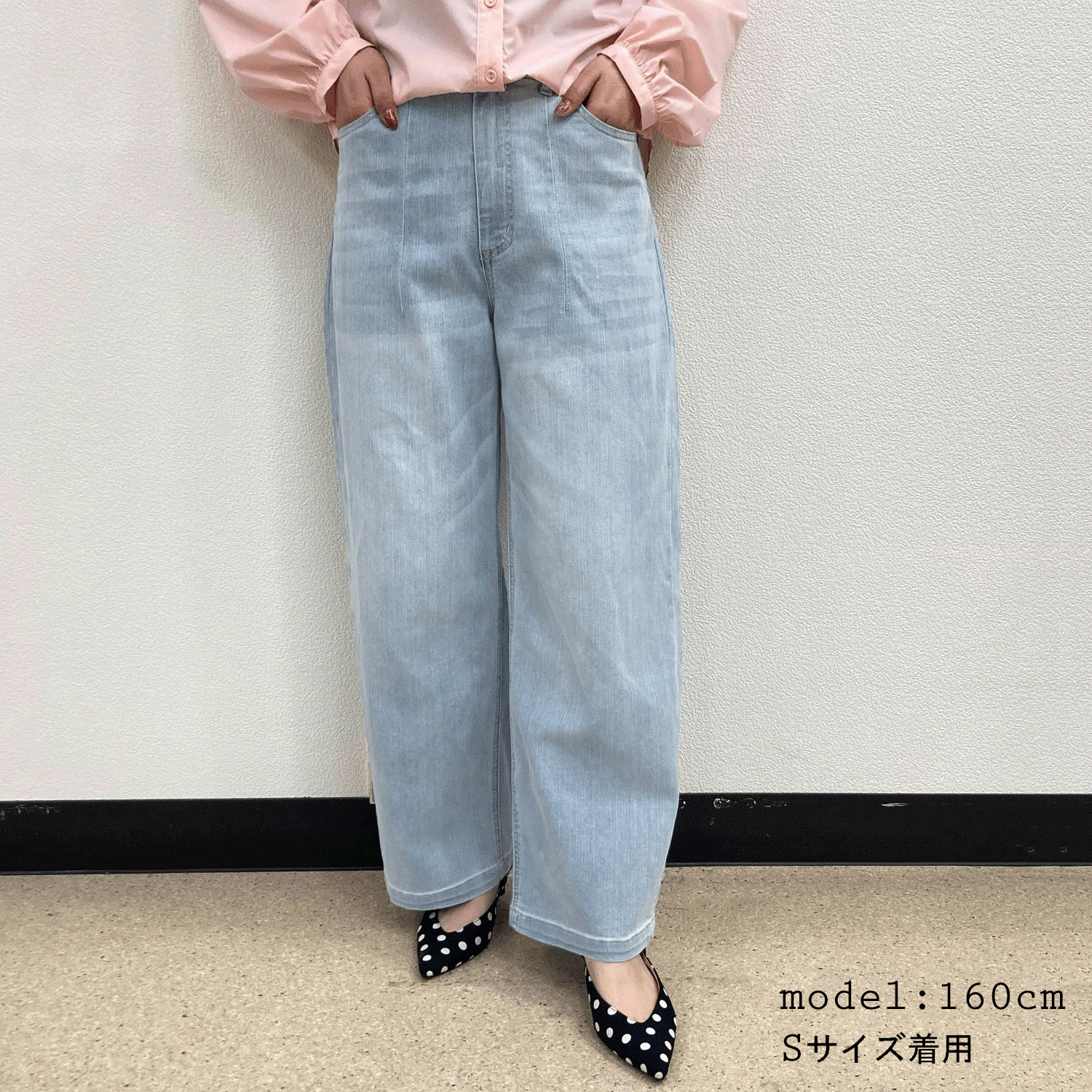 【新色追加！】 【Insta Live】JEUNE ET JOYEUX TCストレッチ デニムカーブパンツ - 画像2