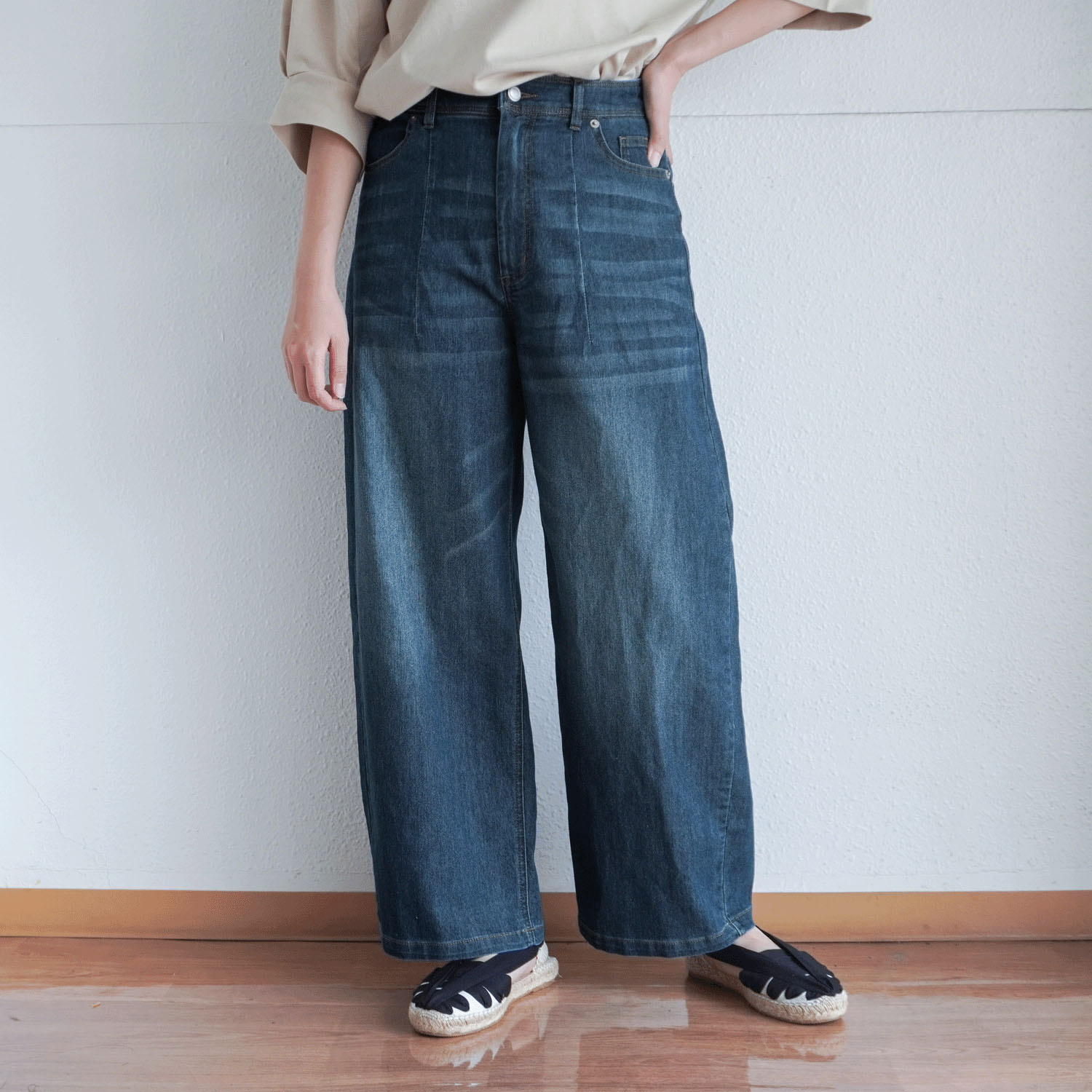 【新色追加！】 【Insta Live】JEUNE ET JOYEUX TCストレッチ デニムカーブパンツ - 画像19