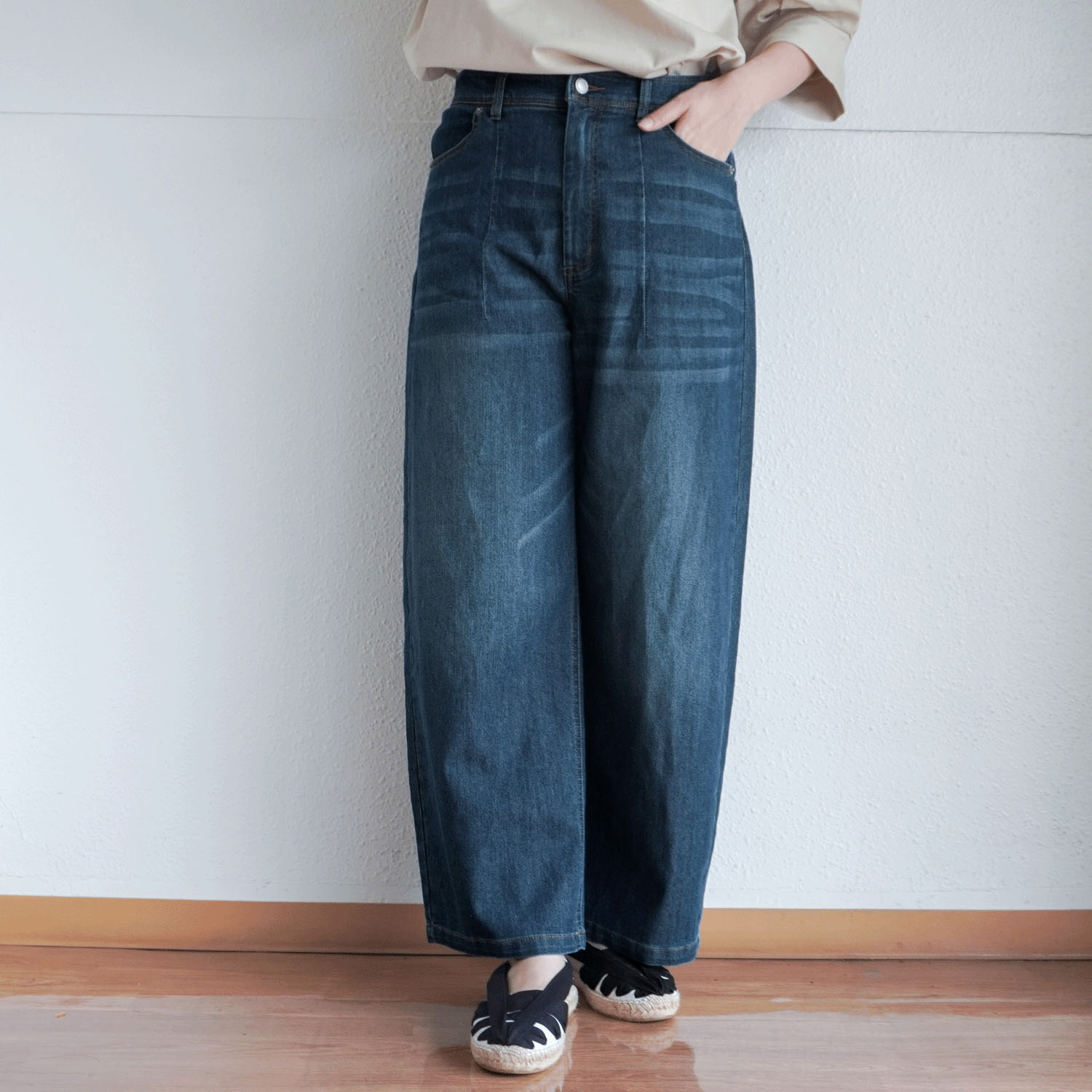 【新色追加！】 【Insta Live】JEUNE ET JOYEUX TCストレッチ デニムカーブパンツ - 画像20