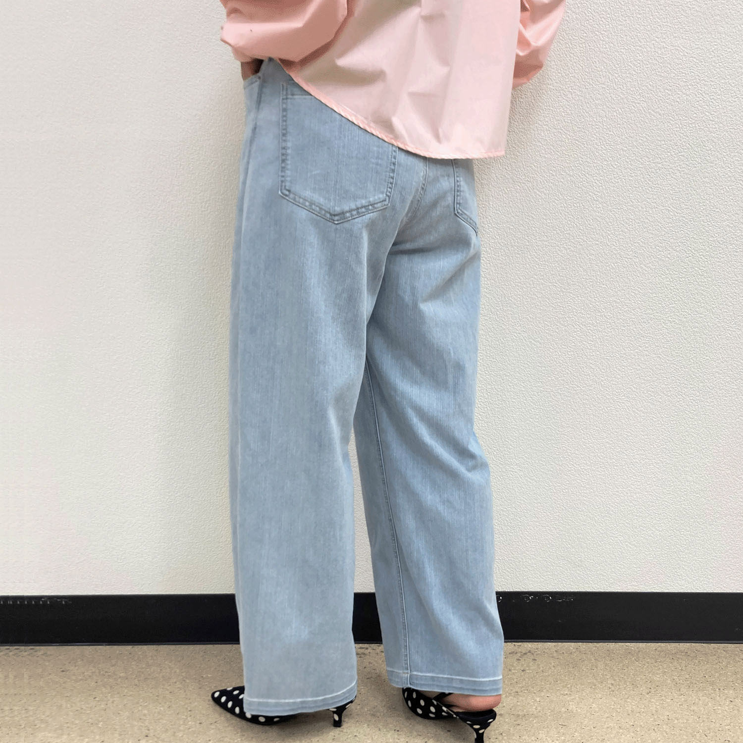 【新色追加！】 【Insta Live】JEUNE ET JOYEUX TCストレッチ デニムカーブパンツ - 画像9