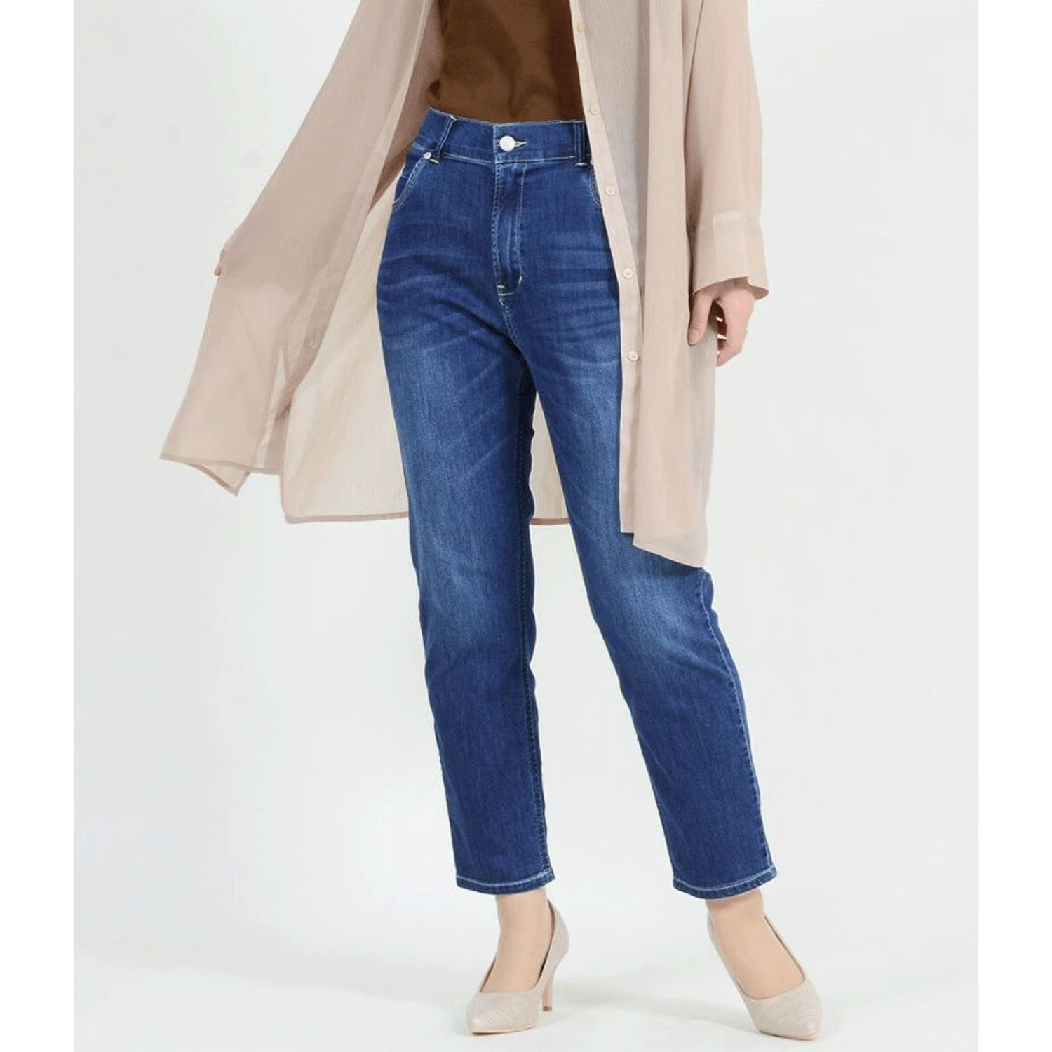 【Insta Live】aiai C／Nクールストレッチ 木陰デニムアンクルテーパード - 画像25