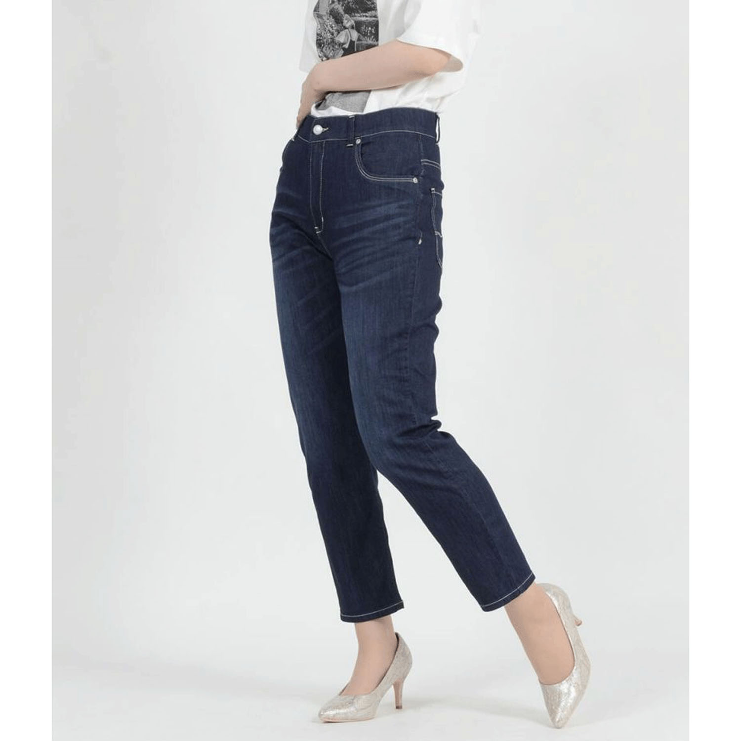 【Insta Live】aiai C／Nクールストレッチ 木陰デニムアンクルテーパード - 画像28