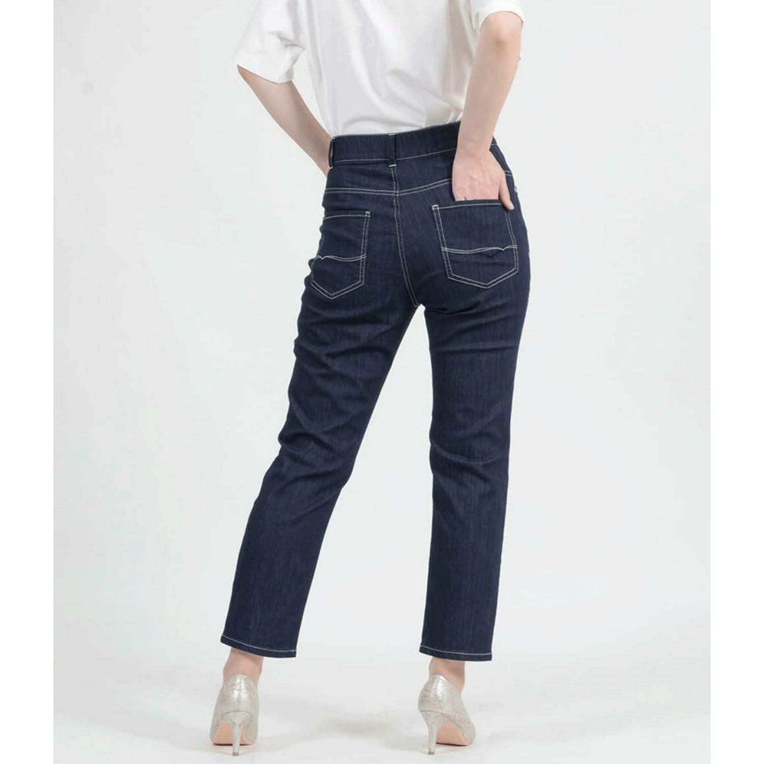 【Insta Live】aiai C／Nクールストレッチ 木陰デニムアンクルテーパード - 画像35